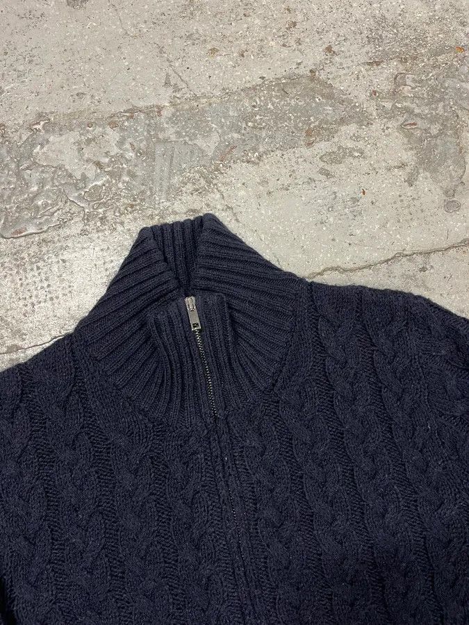 Dolce & Gabbana 2000s Dolce & Gabbana Navy Wool Zip-up Sweater Size US S / EU 44-46 / 1 - 5 Thumbnail