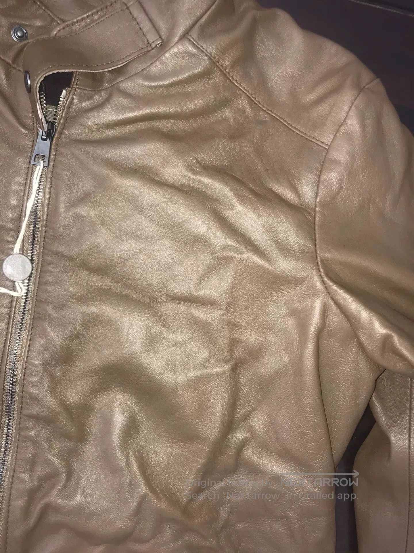 Giorgio Brato brown leather motorcycle jacket by giorgio brato. Size US M / EU 48-50 / 2 - 7 Thumbnail