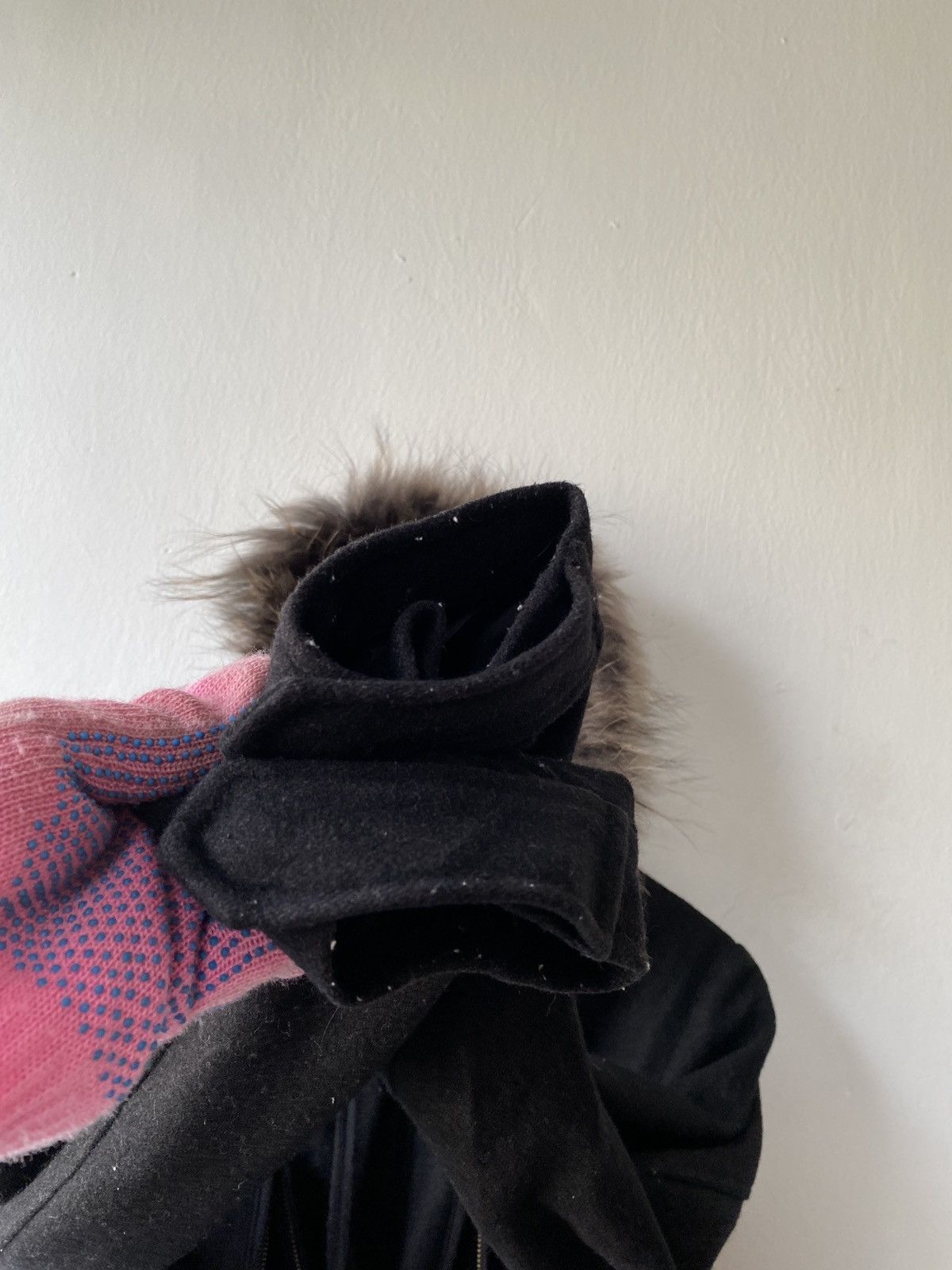 GOSTAR DE FUGA 2000s - Gostar De Fuga Wool Racoon Fur Fish Tail Jacket Size US M / EU 48-50 / 2 - 11 Thumbnail