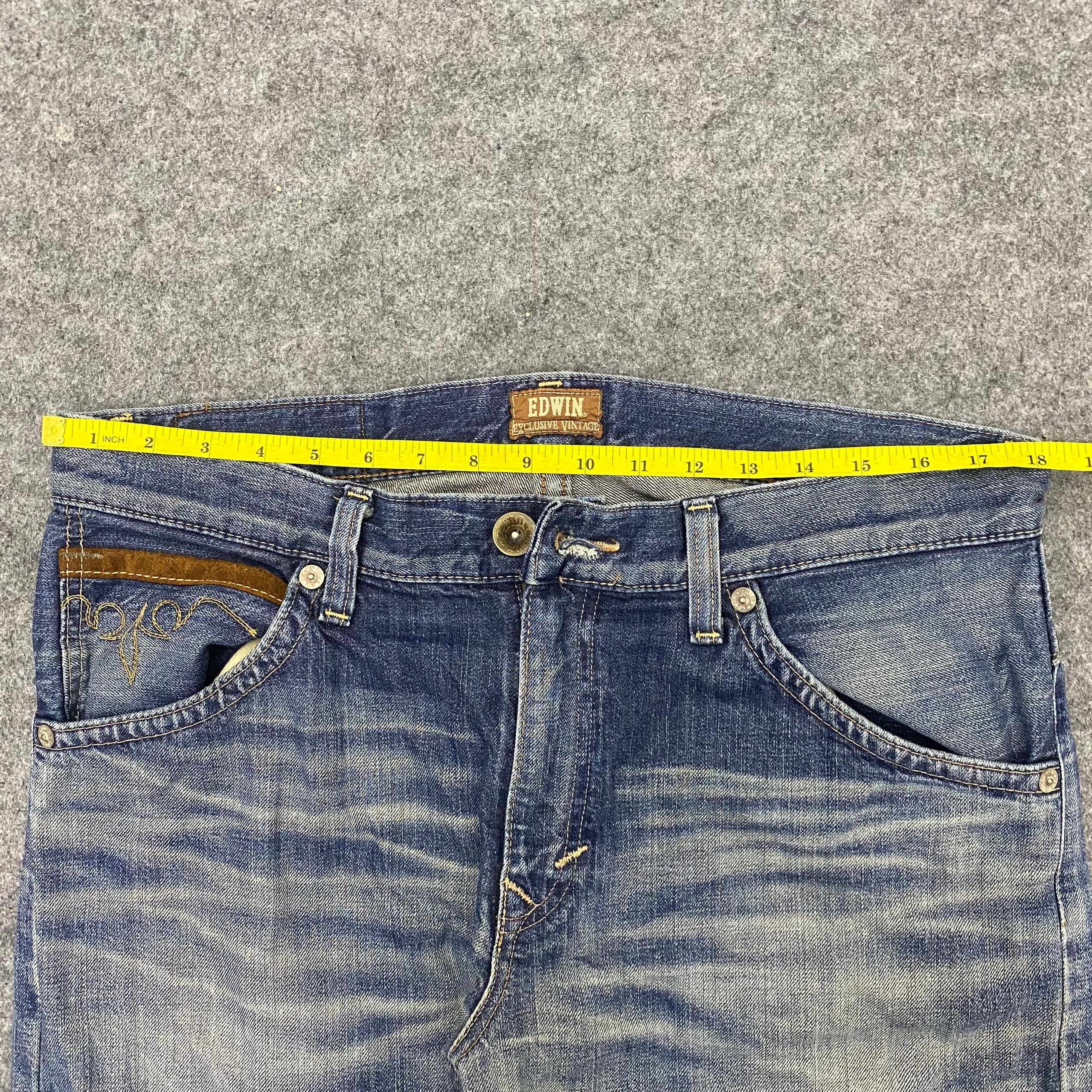 Edwin 💥Best Offer💥Edwin Exclusive Vintage Distressed Denim Size US 36 / EU 52 - 4 Thumbnail