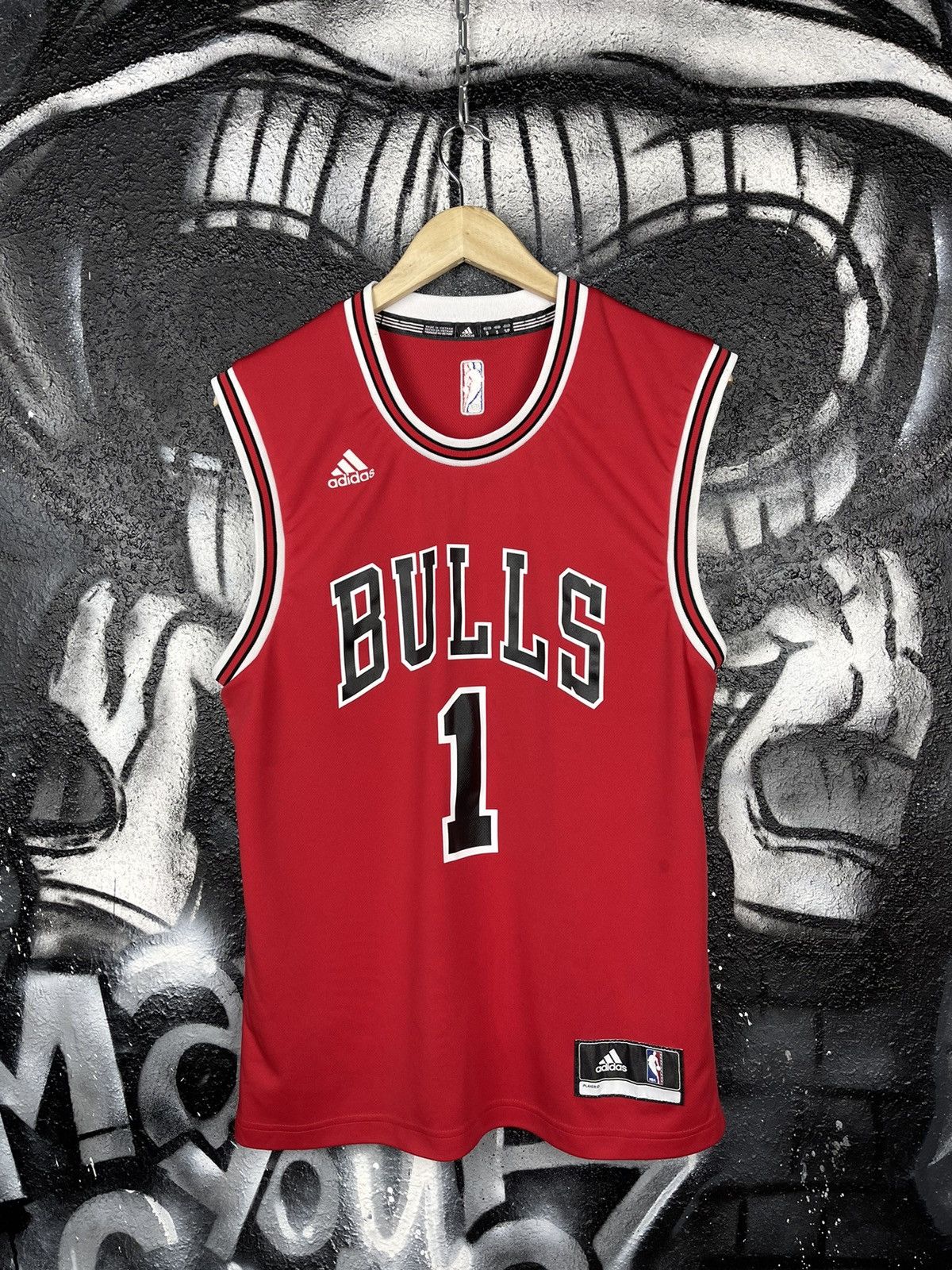 NBA Adidas NBA Chicago Bulls Jersey Rose 1 Men’s Size S Size US S / EU 44-46 / 1 - 2 Thumbnail