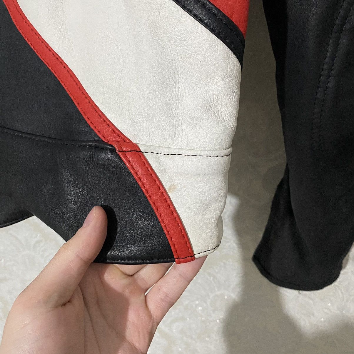 Other Motorcycle Leather Jacket Belo Vintage Moto Racing Size US L / EU 52-54 / 3 - 18 Thumbnail