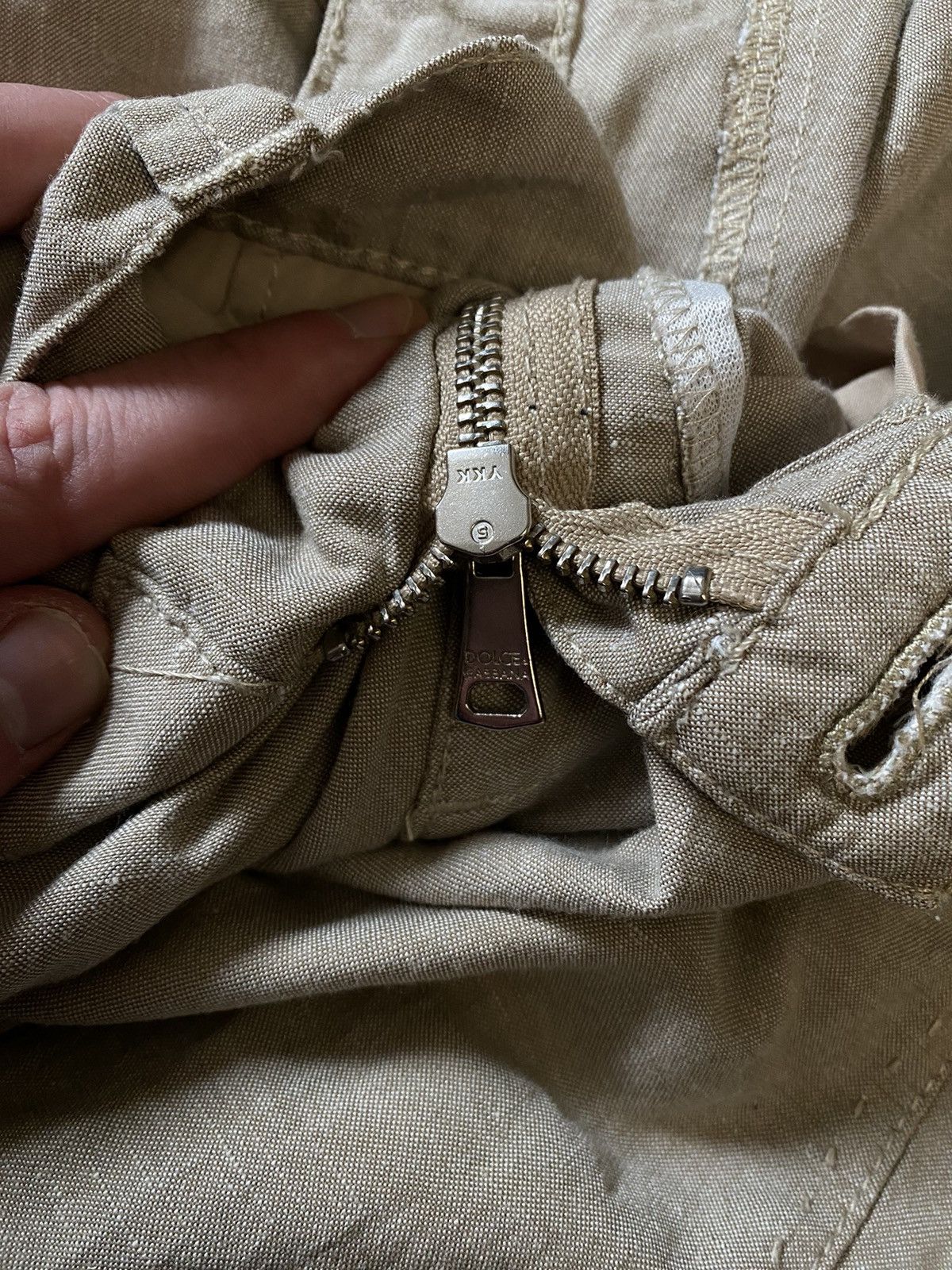 Dolce & Gabbana Dolce Gabbana linen metal logo pants Size 32" / US 10 / IT 46 - 5 Thumbnail