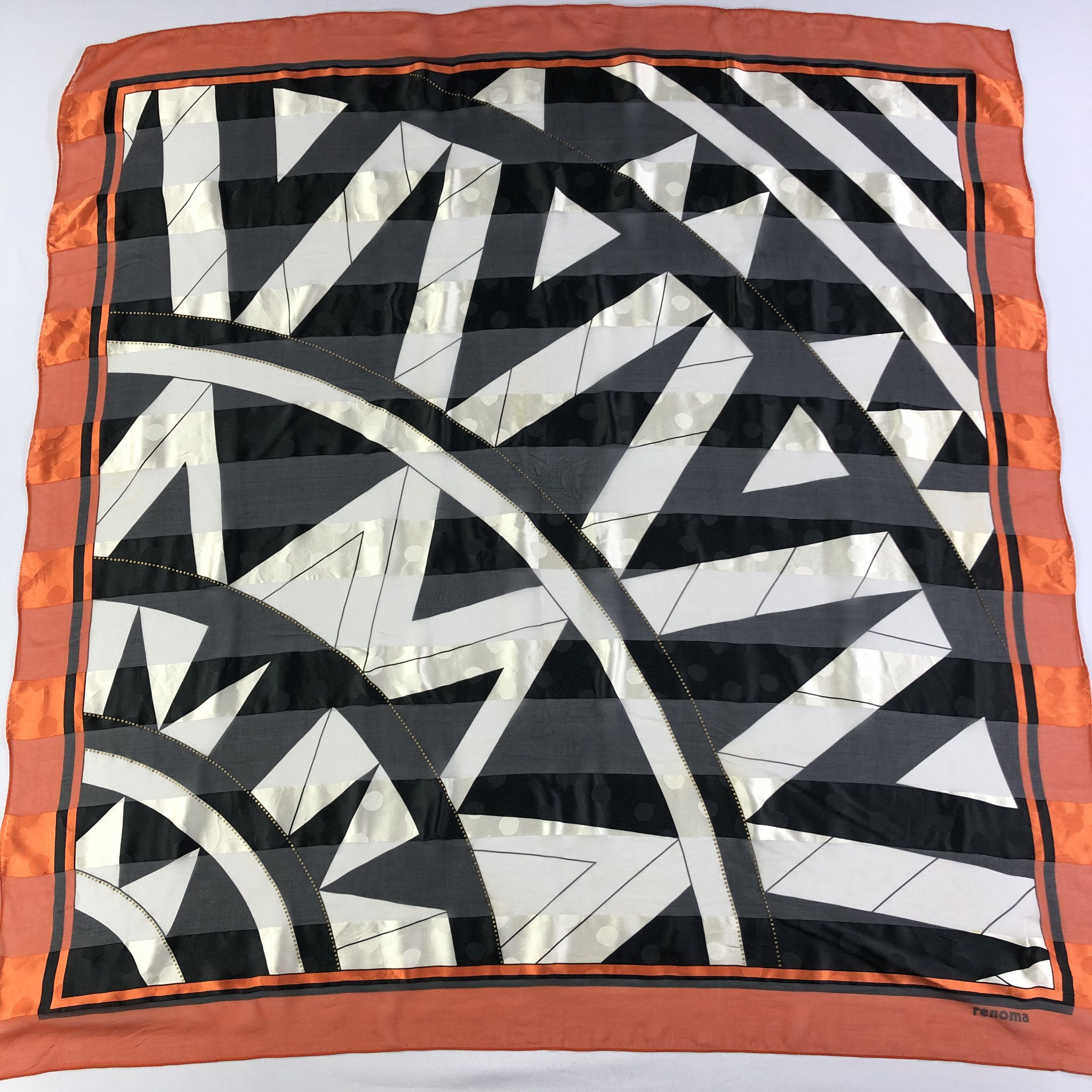 Renoma × Vintage Vintage Renoma Silk Scarf Size ONE SIZE - 2 Thumbnail