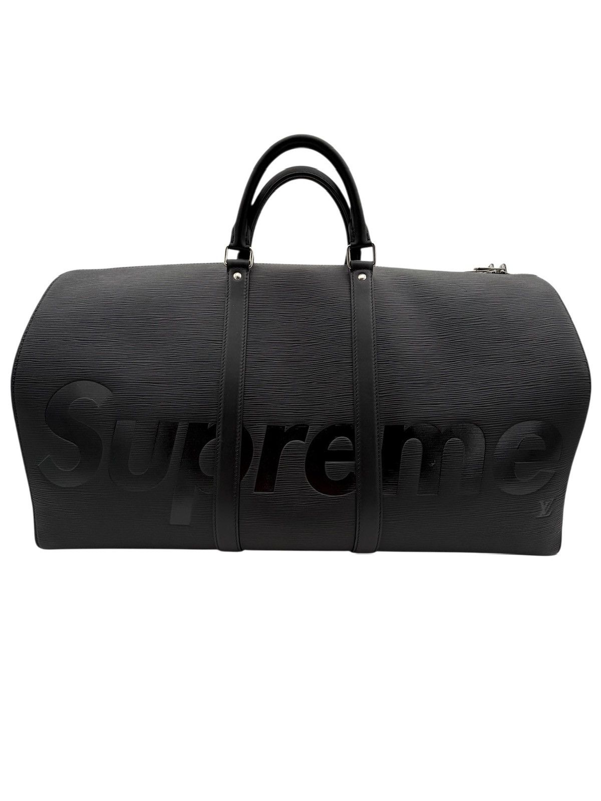 Louis Vuitton × Supreme 2017 Louis Vuitton Supreme Keepall Bandouliere 55 Epi Bag Size ONE SIZE - 1 Thumbnail