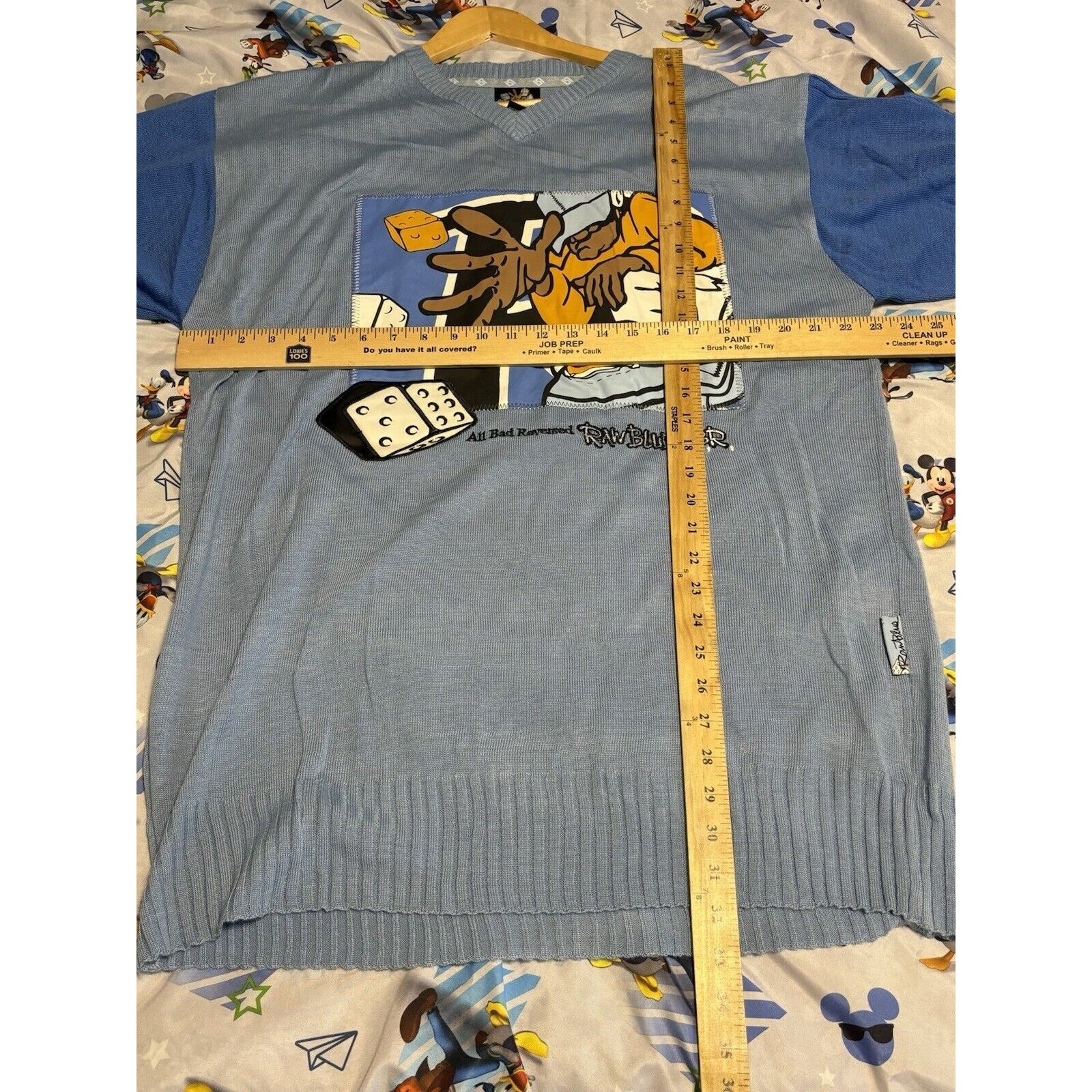 Other vintage raw blue XL fat albert y2k rare short sleeve sweater Size US XL / EU 56 / 4 - 6 Thumbnail