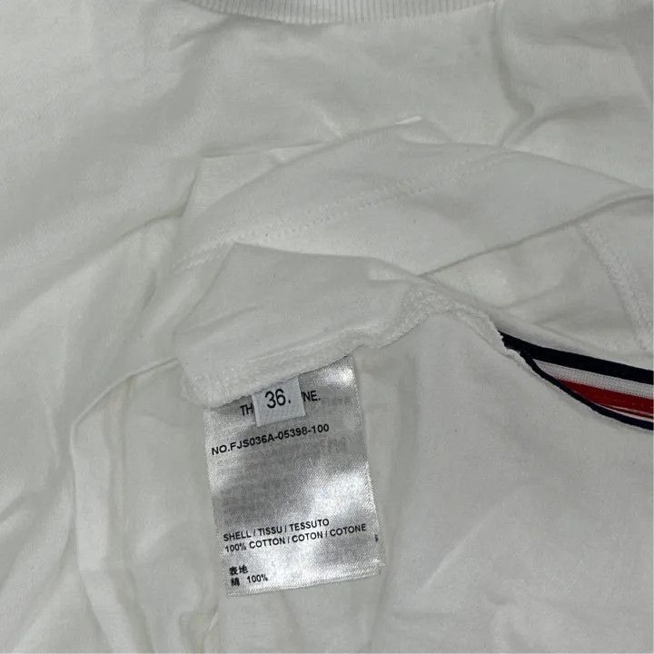 Thom Browne Thom Browne Casual Short-Sleeve T-Shirt for Women -2507 Size S / US 4 / IT 40 - 2 Thumbnail