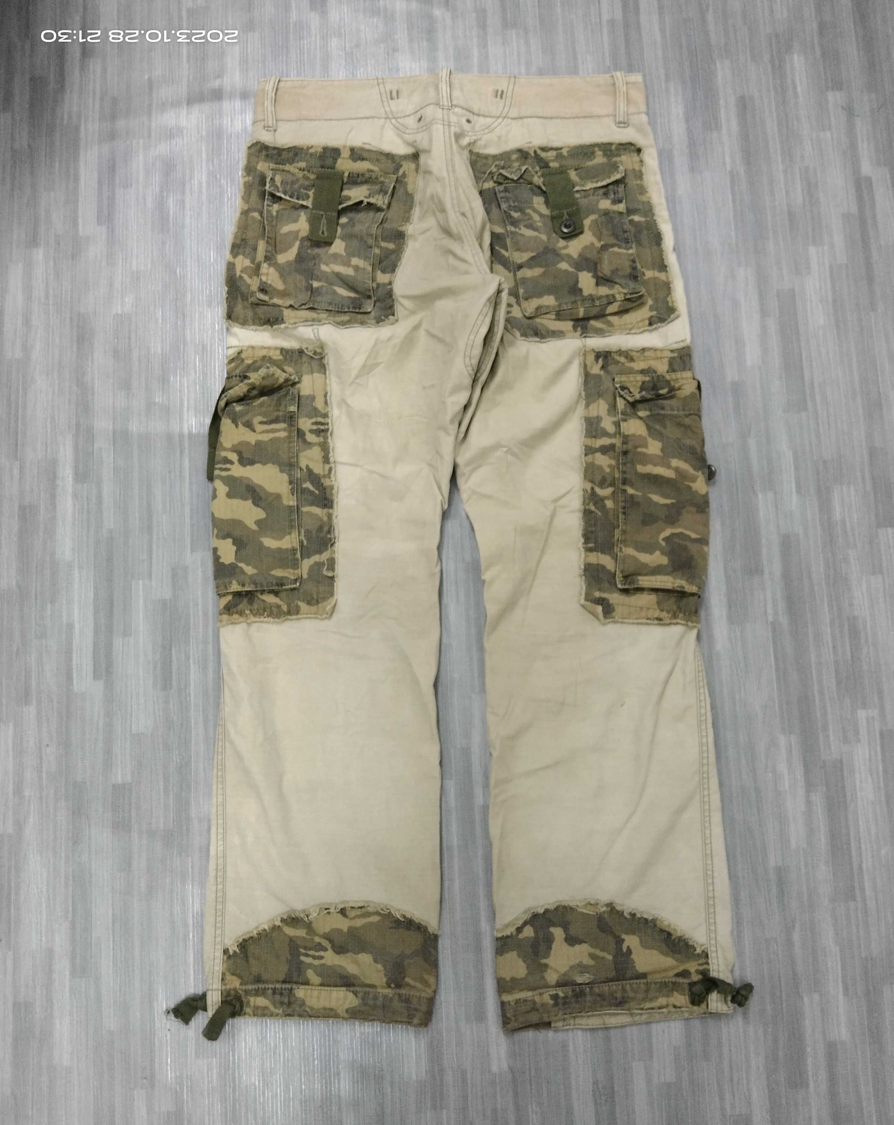 Modern Amusement SICK PACTHWORK CAMO MODERN AMUSEMENTS CARGO Size US 33 - 3 Thumbnail