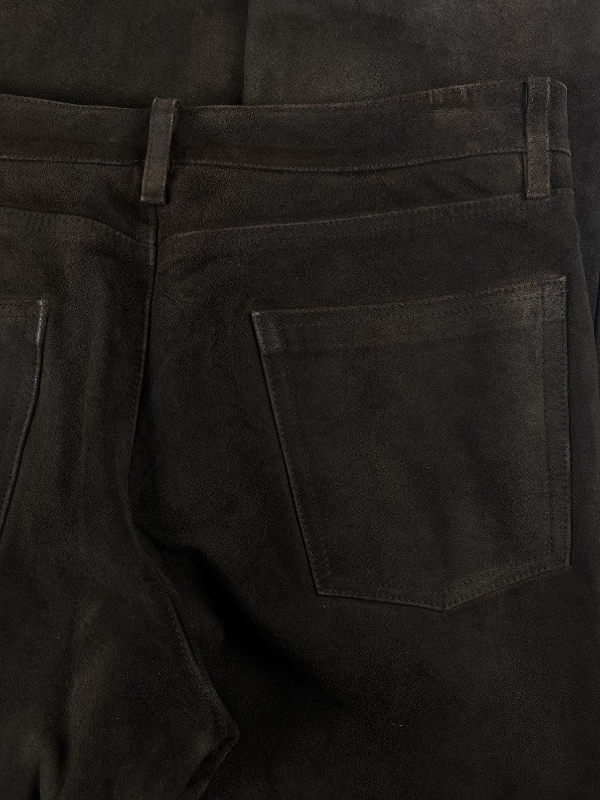 Gucci Gucci Tom Ford Bootcut Chocolate Suede Leather Pants Jeans Size US 32 / EU 48 - 8 Thumbnail
