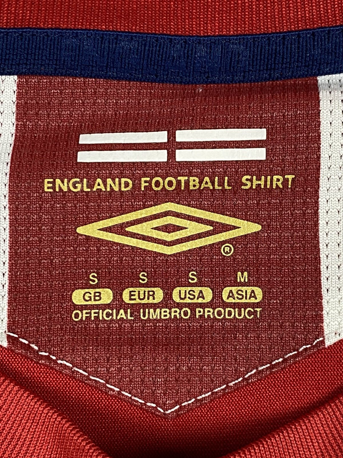 Umbro × Vintage Vintage Umbro England Rooney 9 Soccer Jersey Tee T Shirt Size US S / EU 44-46 / 1 - 10 Thumbnail