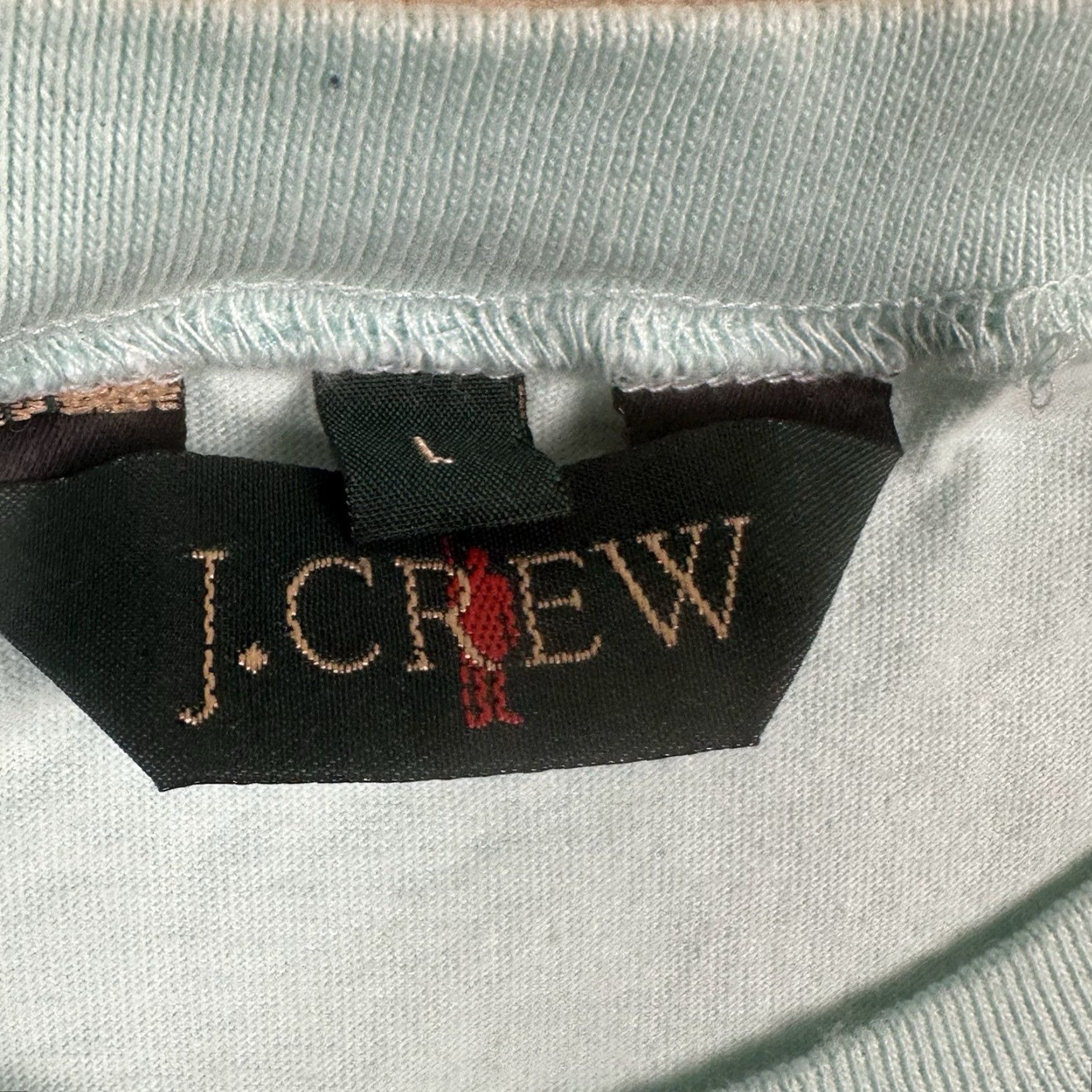 J.Crew J.CREW Oarsmen T Shirt Mens Large Blue Pocket T Shirt Crew Neck Short Sleeve Cotton Logo 2020s Preppy Classic Vintage No Size US L / EU 52-54 / 3 - 4 Thumbnail