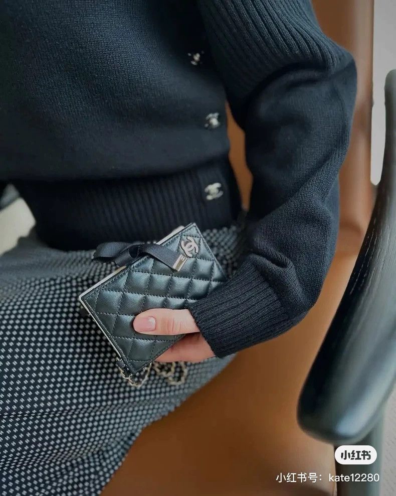 Chanel Chanel 24B black schoolbag buckle double C buckle cashmere Size XS / US 0-2 / IT 36-38 - 8 Thumbnail