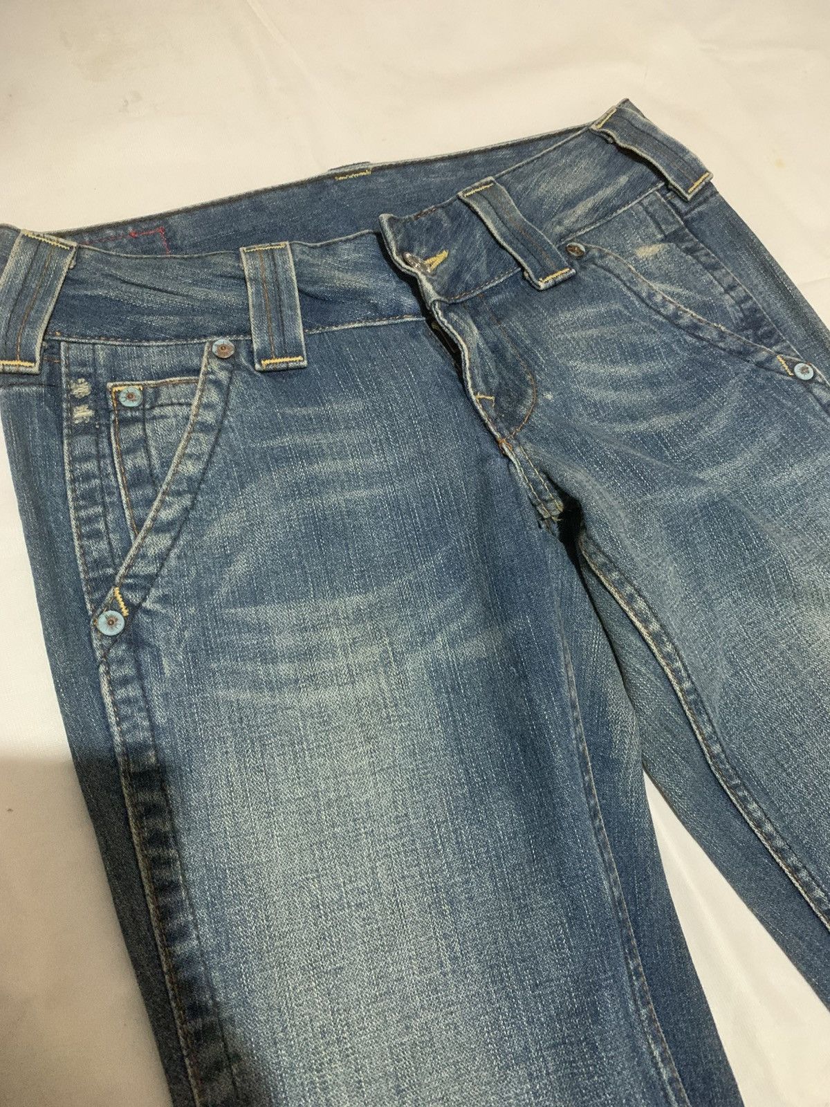 True Religion Japanese True Religion Flared Sammy Bootcut Jeans Size US 27 - 2 Thumbnail