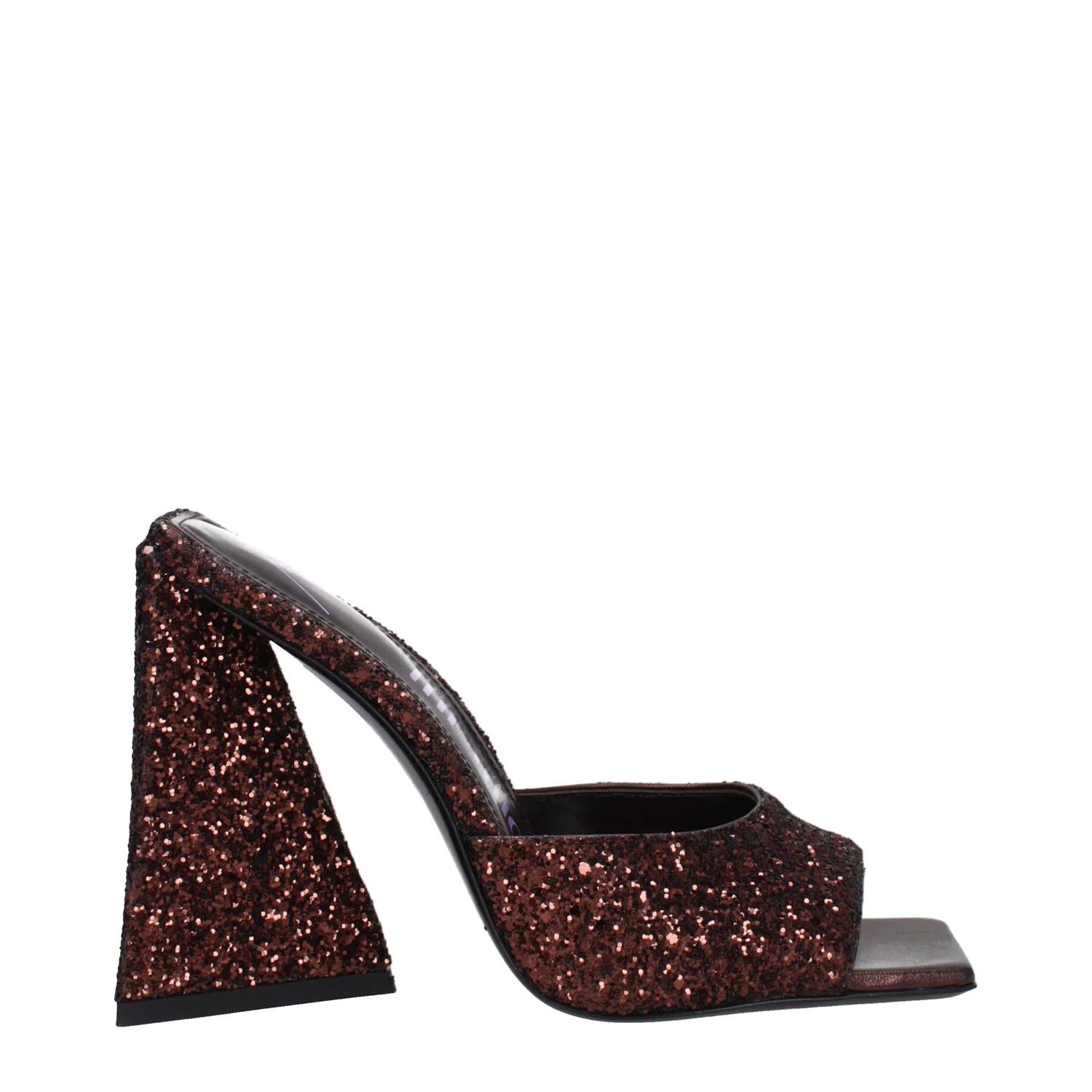 The Attico ob1o1e1224 Glitter Sandals in Brown Size US 9.5 / IT 39.5 - 1 Thumbnail
