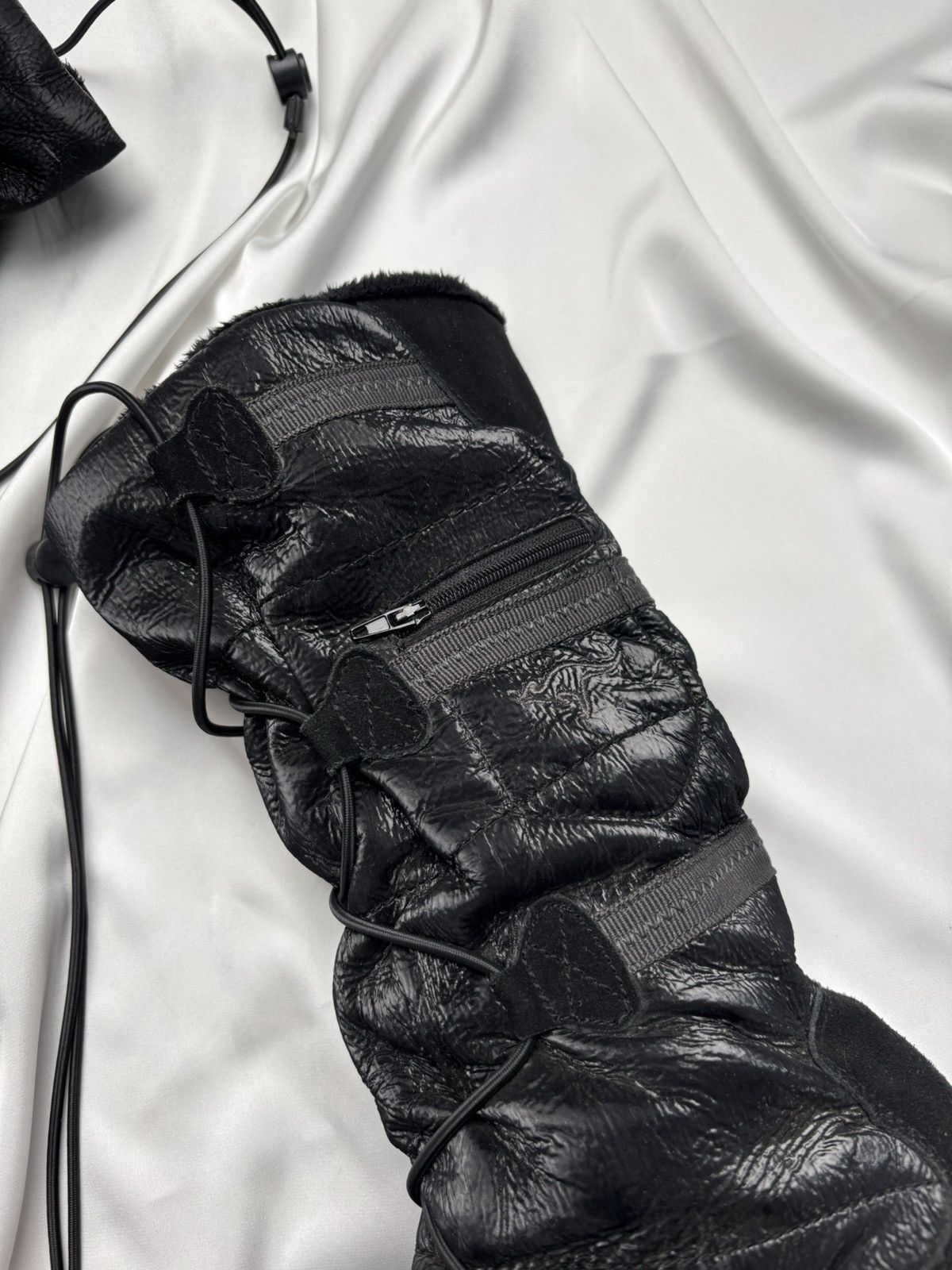 KangaROOS Kangaroos adjustable black goth boots with straps Size US 9 / IT 39 - 3 Thumbnail