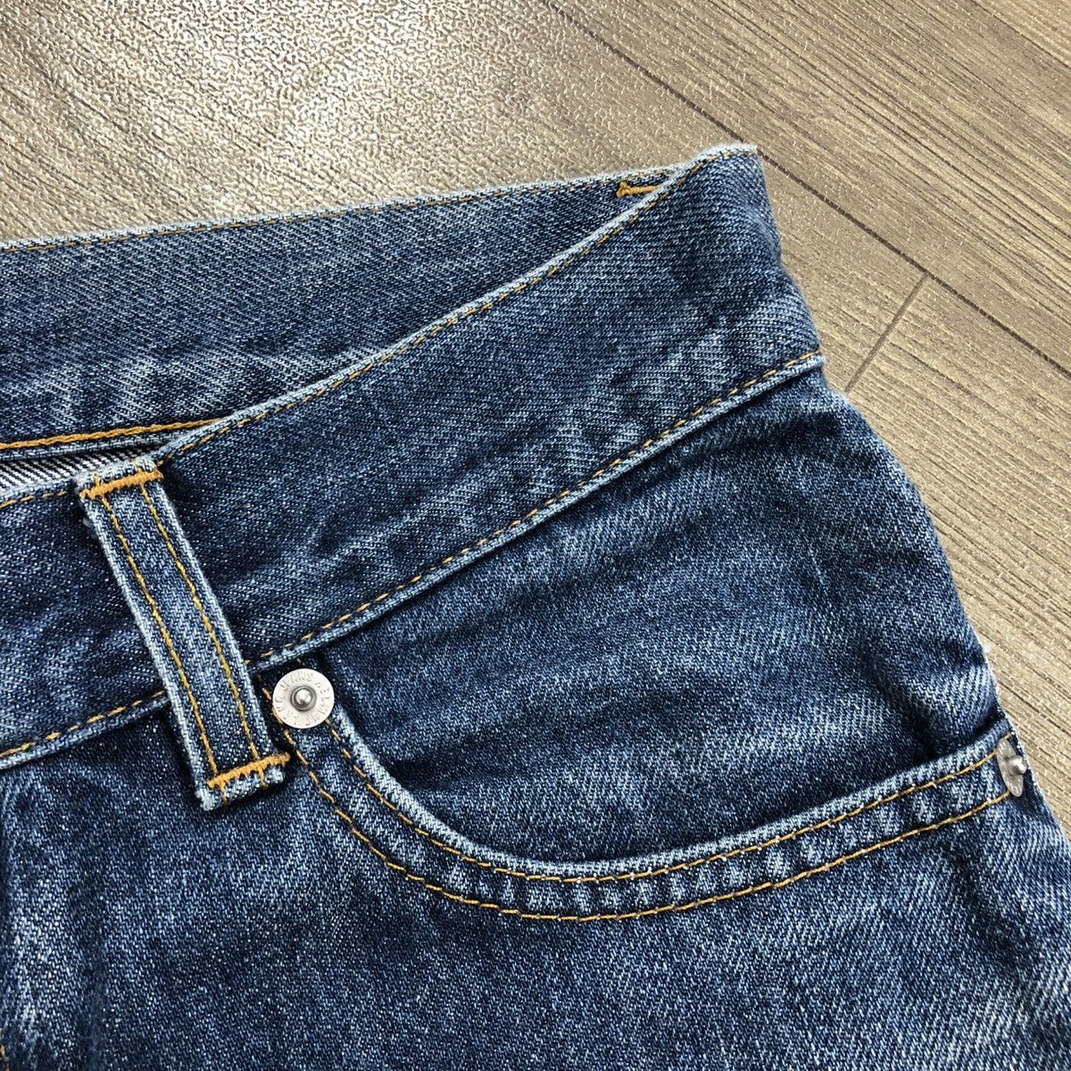 Helmut Lang Vintage Helmut Lang Faded Classic Denim Bootcut Flared Jeans Size US 29 - 9 Thumbnail