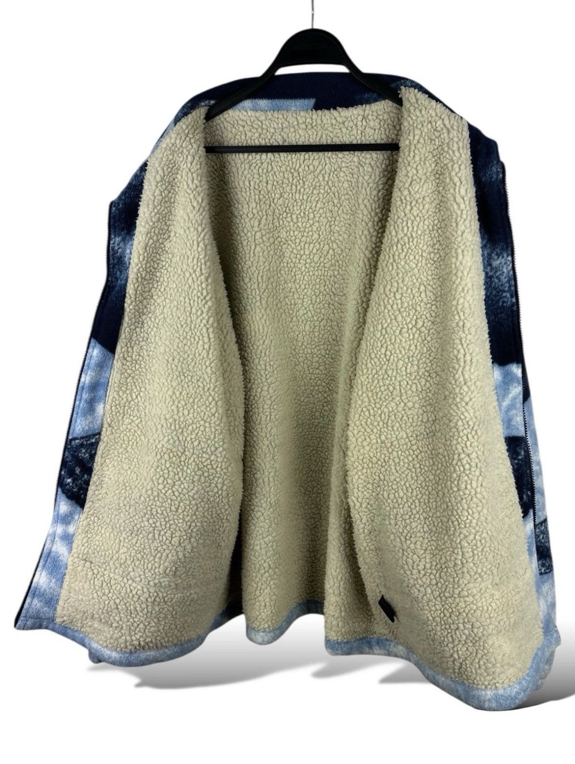 Other Vintage Wolf Sherpa Fleece Jacket Art Animal All Over Print Size US XXL / EU 58 / 5 - 8 Thumbnail