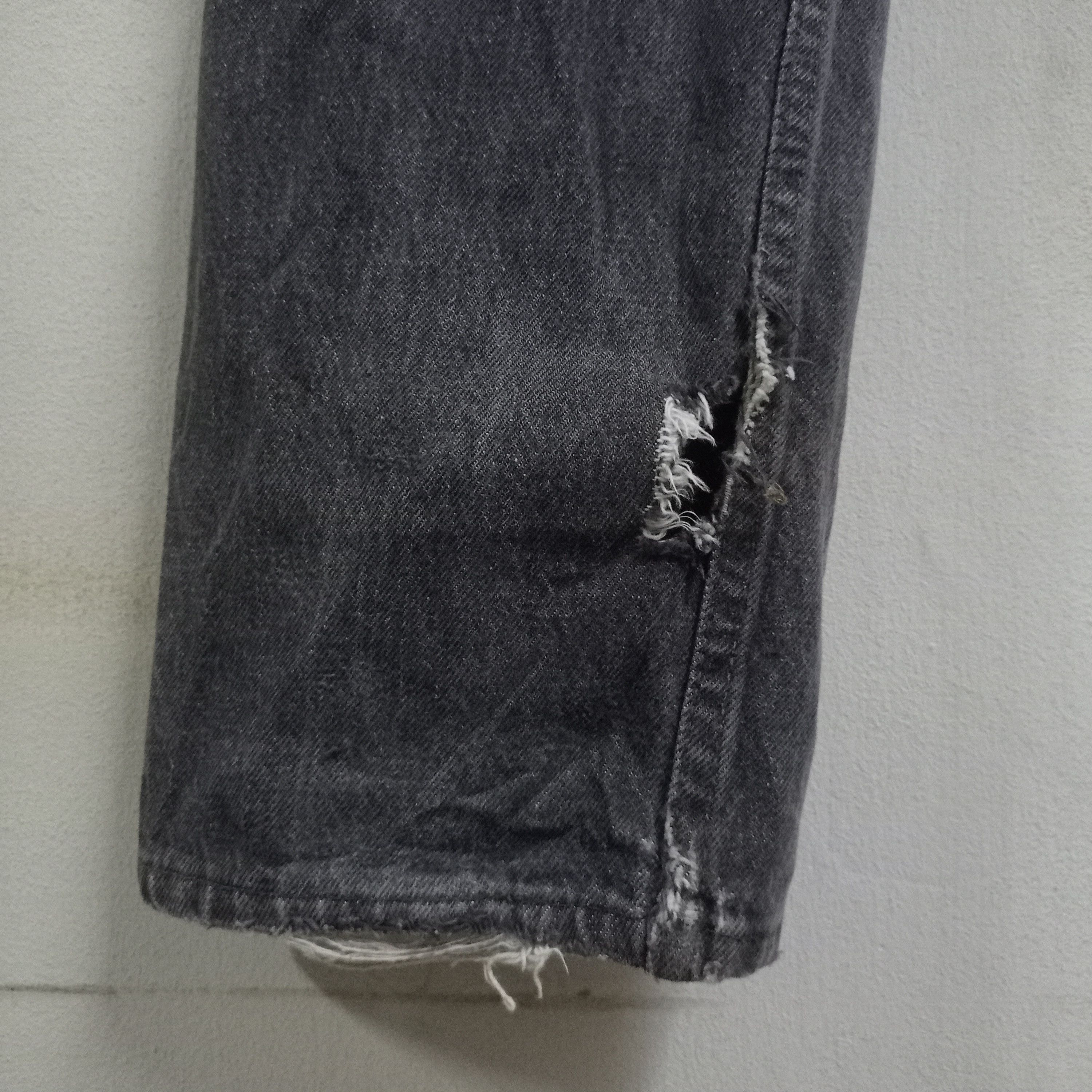 Levi's Vintage 90s Levis 501 Black Jeans 29x30 Size US 29 - 7 Thumbnail