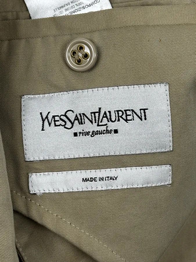 Yves Saint Laurent AW2005 Yves Saint Laurent Beige Belted Trench Coat Size US M / EU 48-50 / 2 - 13 Thumbnail