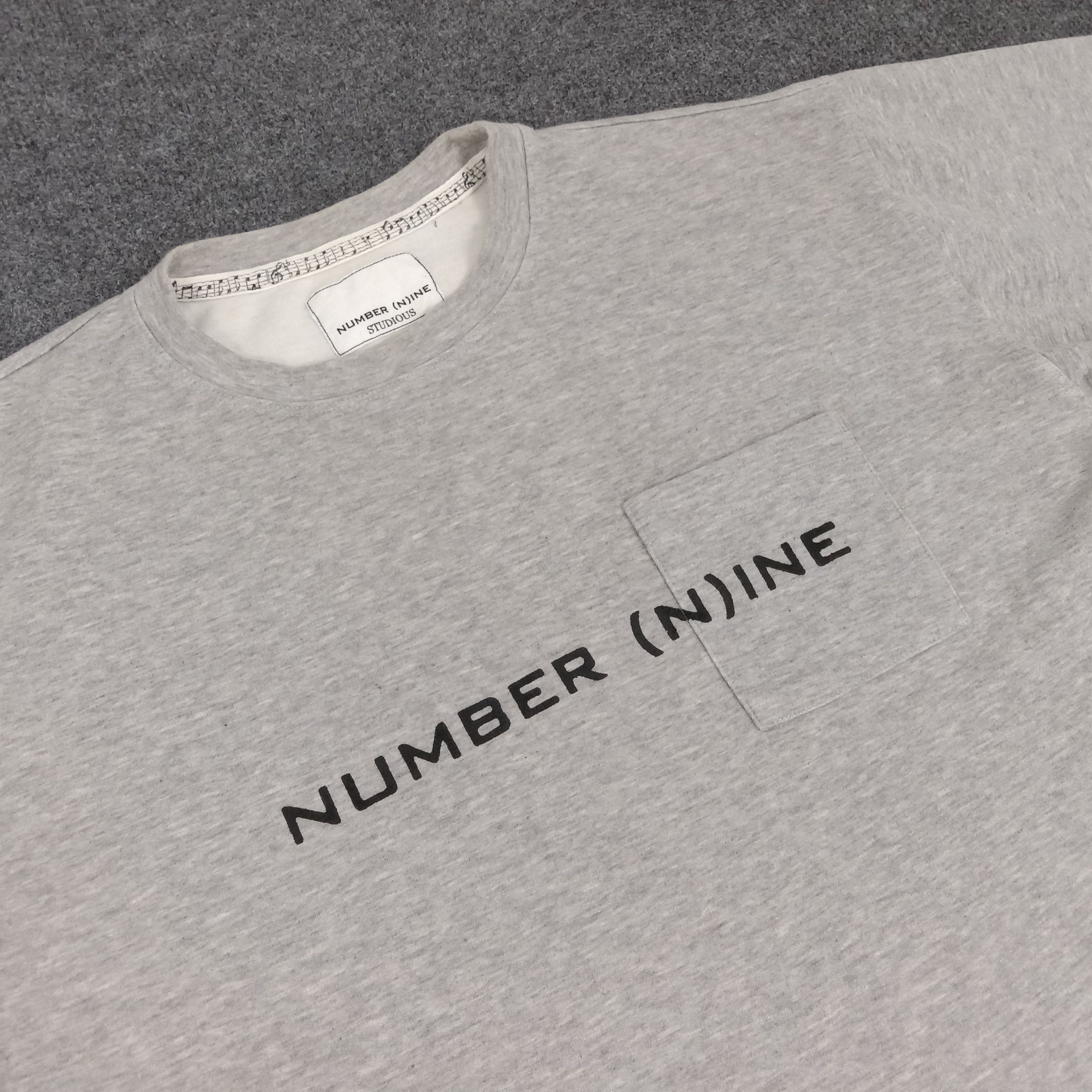 Japanese Brand Number (N)ine Japanese Brand Custom Art Tshirt Size US L / EU 52-54 / 3 - 2 Thumbnail