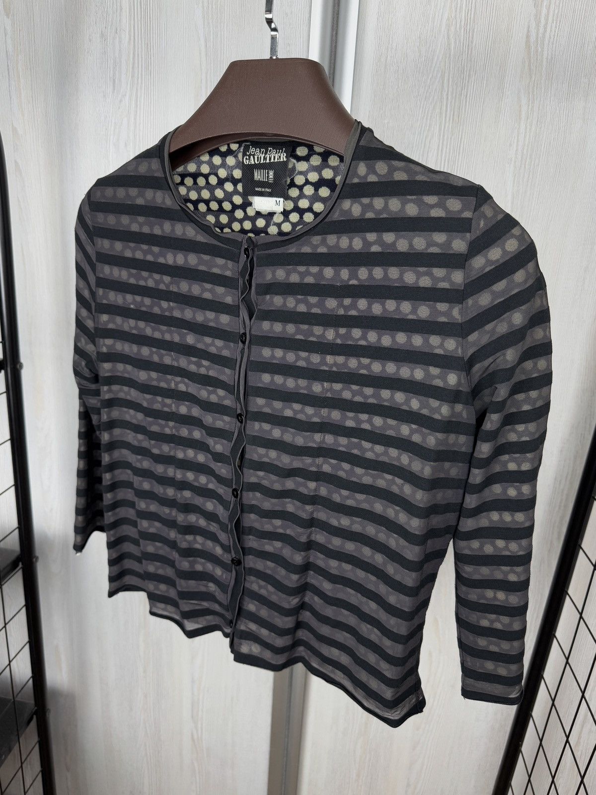 Jean Paul Gaultier Jean Paul Gaultier Maille Femme striped polka dot cardigan Size M / US 6-8 / IT 42-44 - 6 Thumbnail