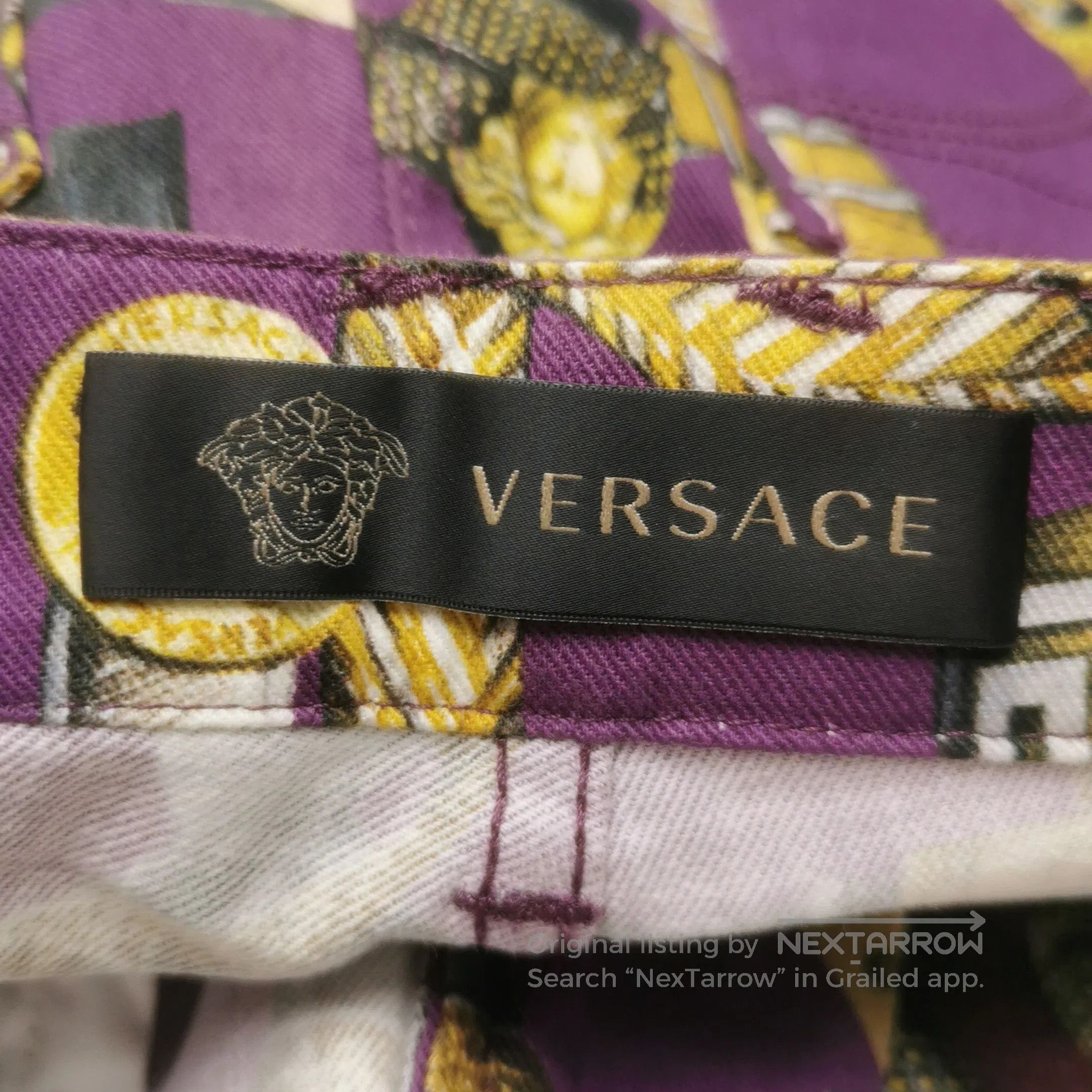 Versace Versace Cotton Logo Crewneck T-Shirt M. Size US 44 / EU 60 - 6 Thumbnail