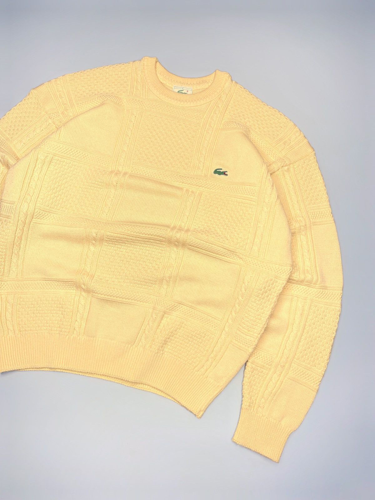Lacoste × Vintage RARE Vintage 90’s Lacoste Sweater Y2k Size US L / EU 52-54 / 3 - 2 Thumbnail