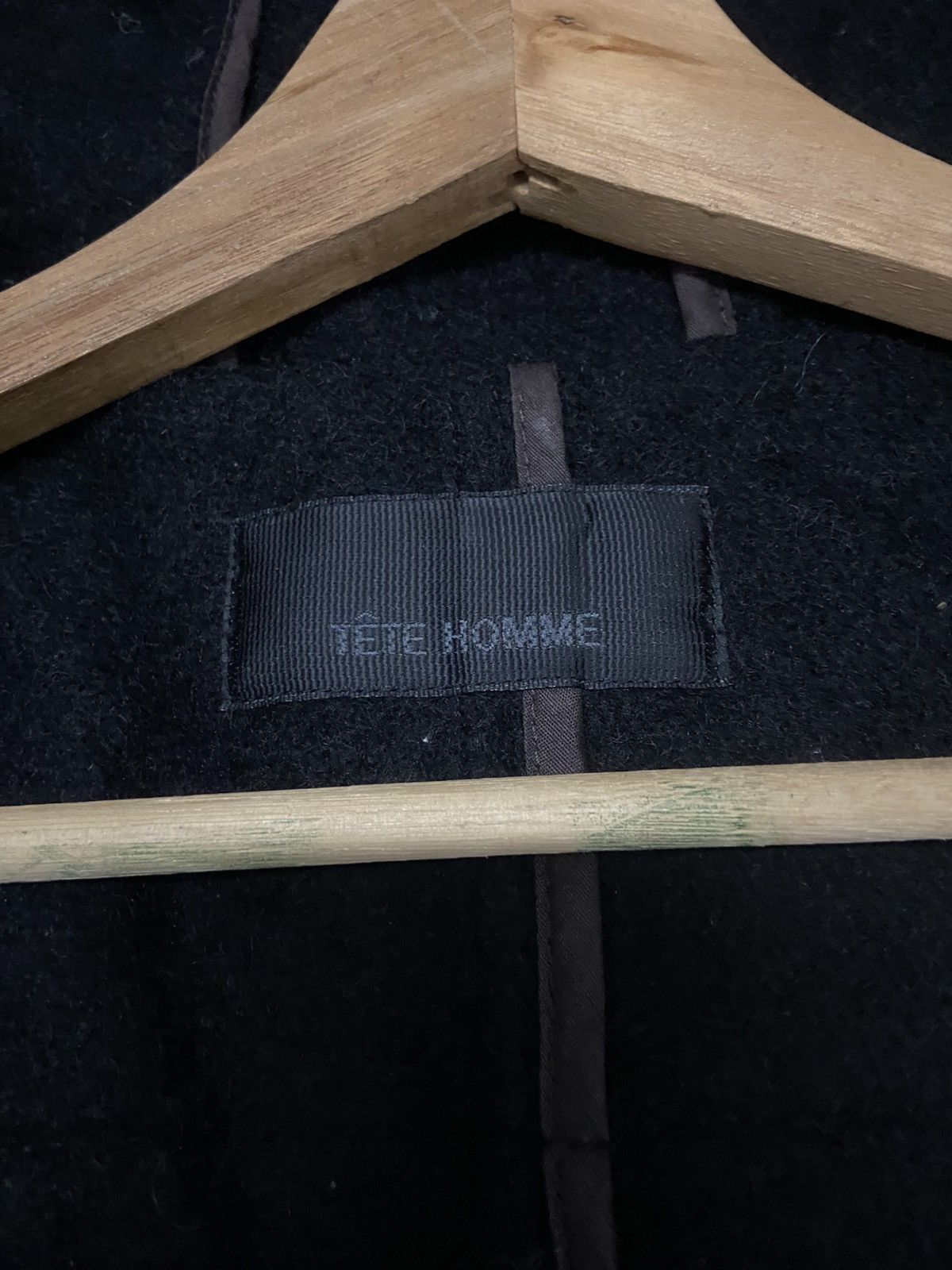 Issey Miyake Tete Homme by Issey Miyake Wool Duffle Jacket Size US L / EU 52-54 / 3 - 11 Thumbnail