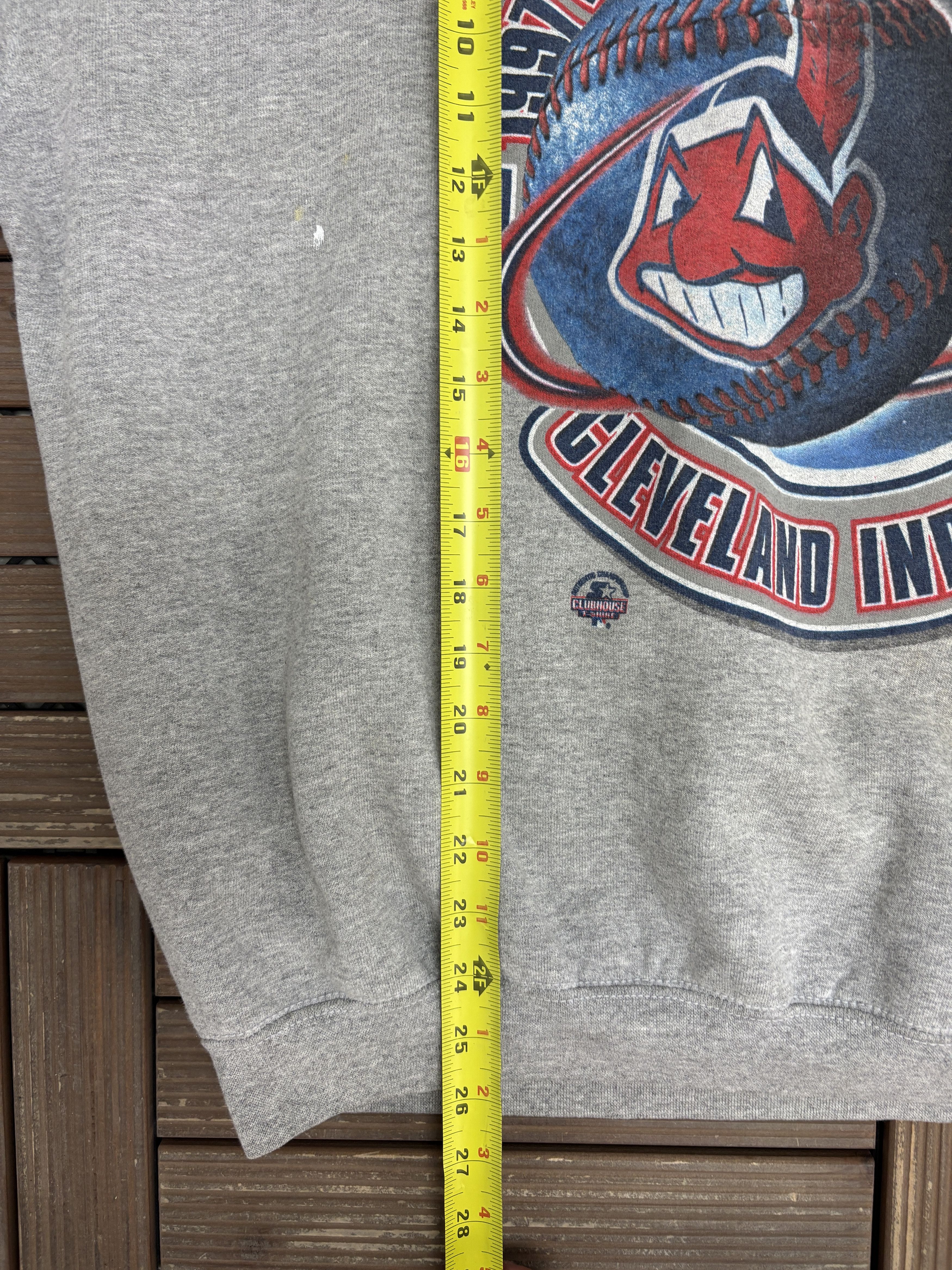 Starter Cleveland Indians AL Champions Vintage Crewneck Sweater Size US XL / EU 56 / 4 - 7 Thumbnail