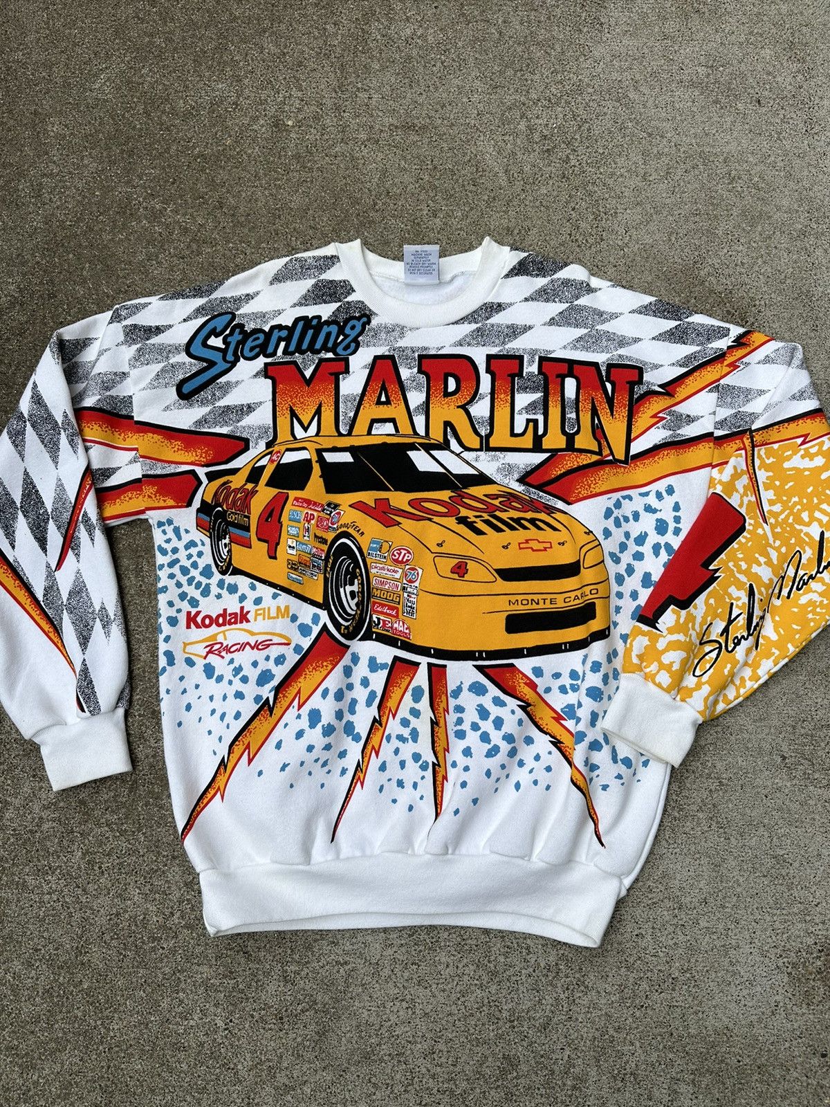 Vintage NASCAR Sweatshirt AOP