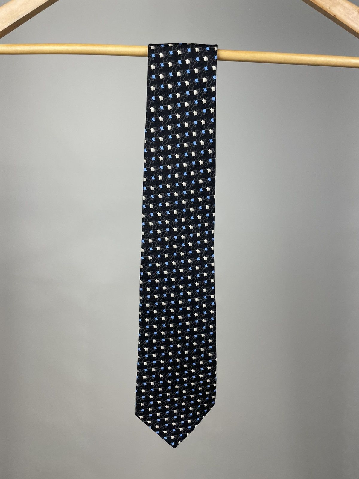 Loewe Loewe silk tie luxury Size ONE SIZE - 2 Thumbnail