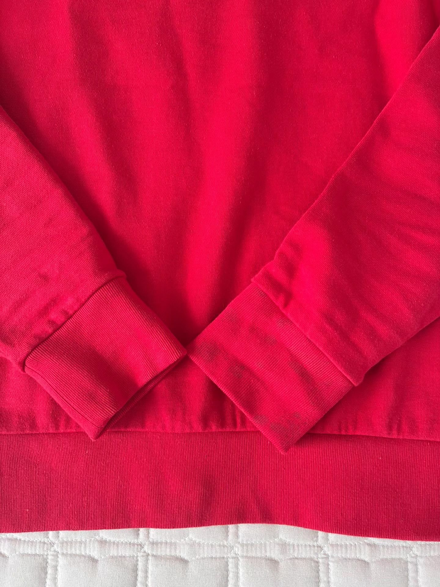 Supreme Supreme Red Fleece Sweatshirt Size S, Top Version Size US S / EU 44-46 / 1 - 6 Thumbnail
