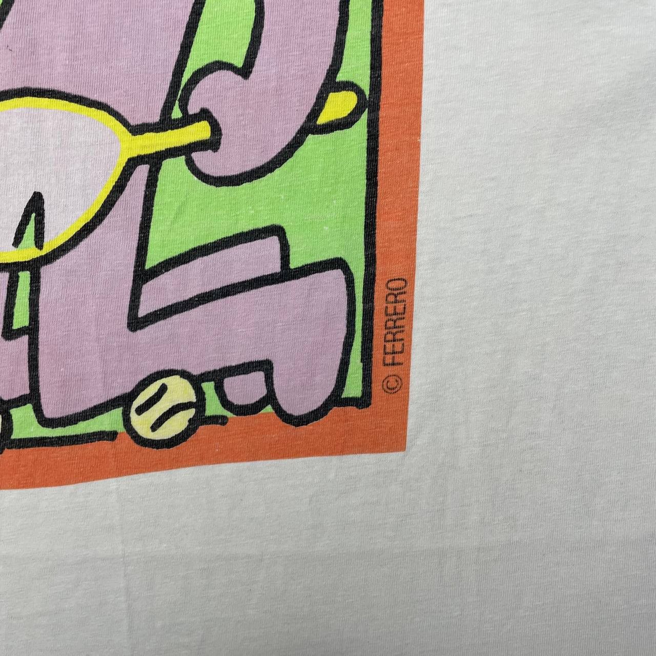 Vintage Vintage 90s Kinder Chocolate Collection Thrashed T Shirt Size US XL / EU 56 / 4 - 19 Thumbnail
