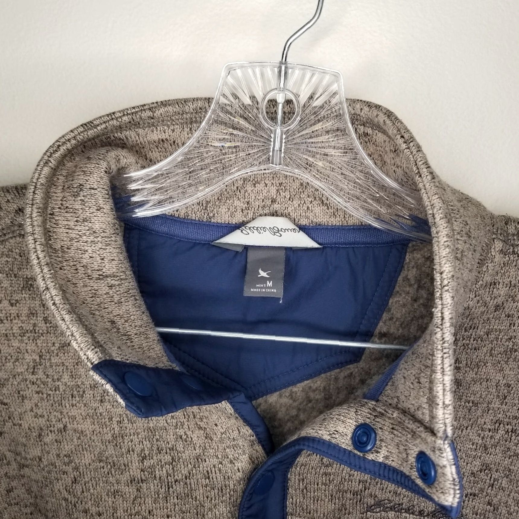 Eddie Bauer Eddie Bauer Mens Speckled Beige Long Sleeve Pullover Sweater Size M Size US M / EU 48-50 / 2 - 3 Thumbnail