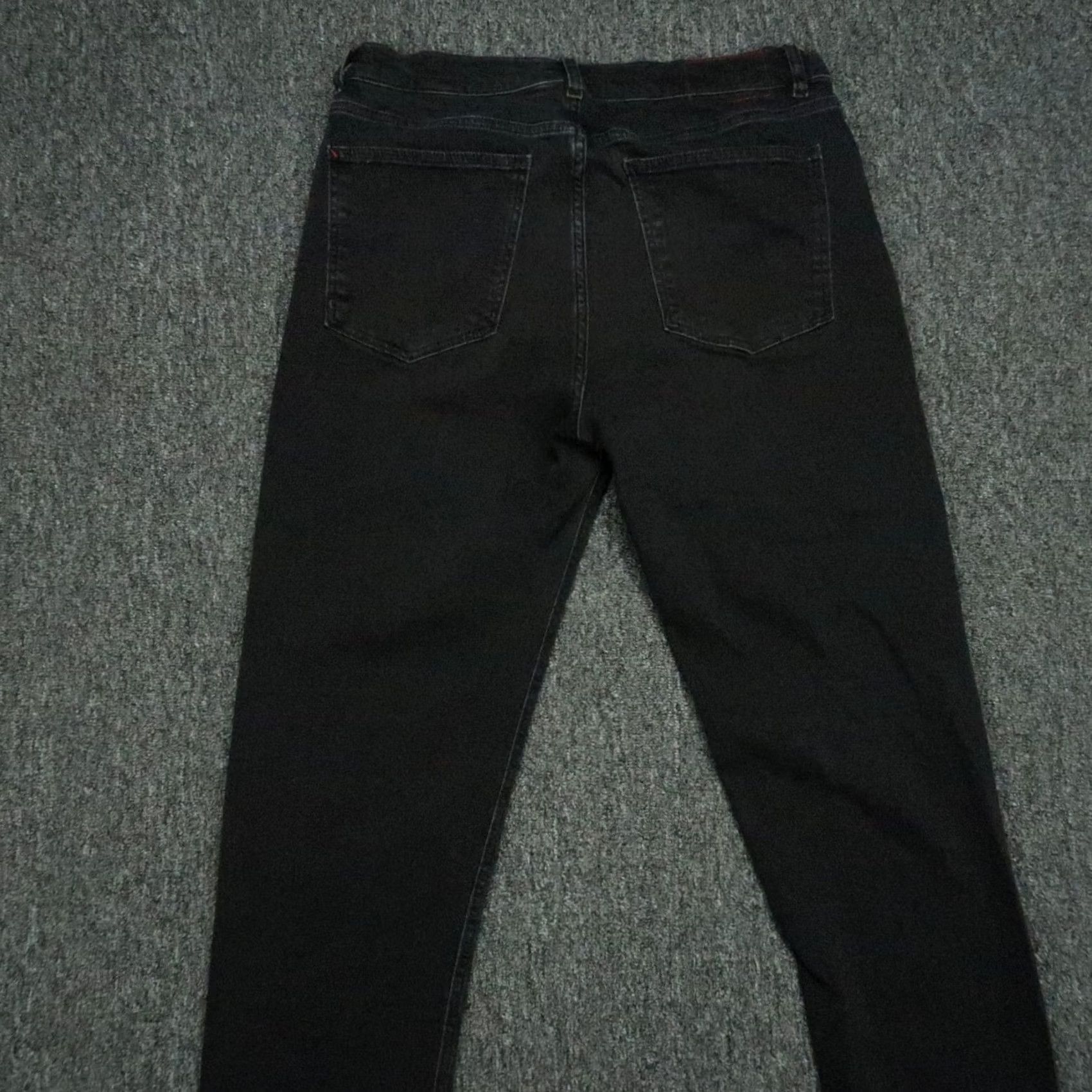 Marine Layer Marine Layer Jeans Mens 33x32 Black Slim 5-Pocket Denim Straight Jeans Size US 33 - 5 Thumbnail