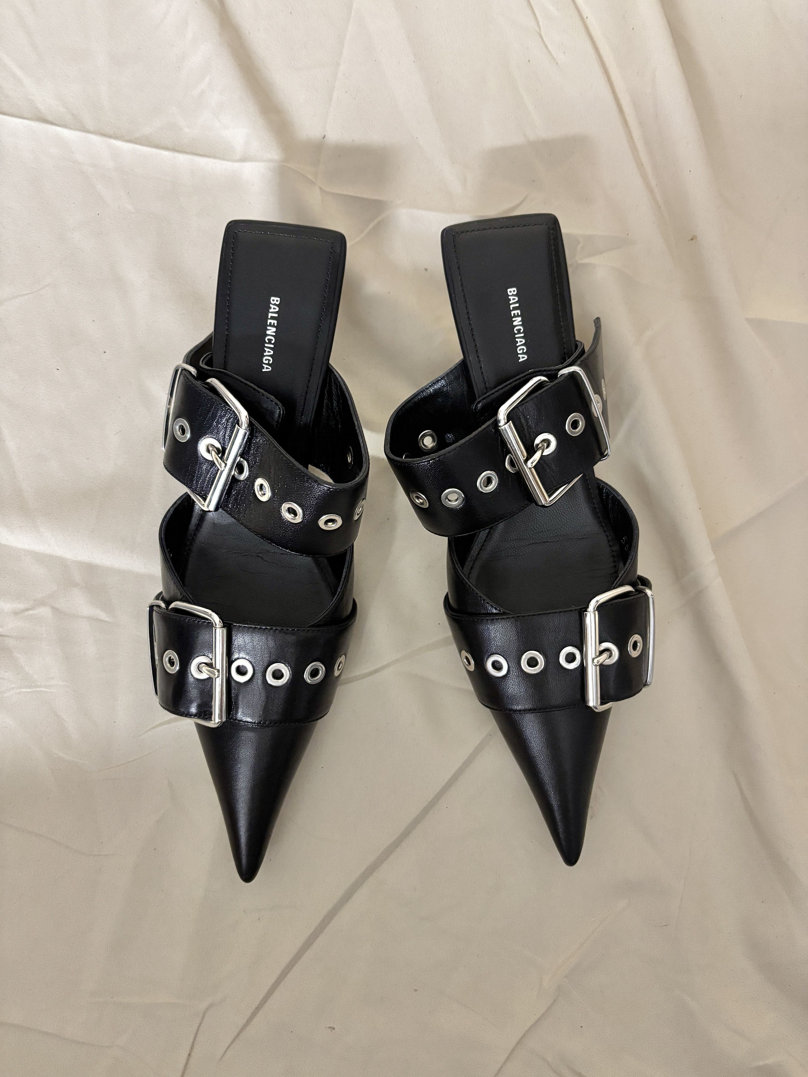 Balenciaga Balenciaga Knife Mules, New in Box Size US 5 / IT 35 - 4 Thumbnail
