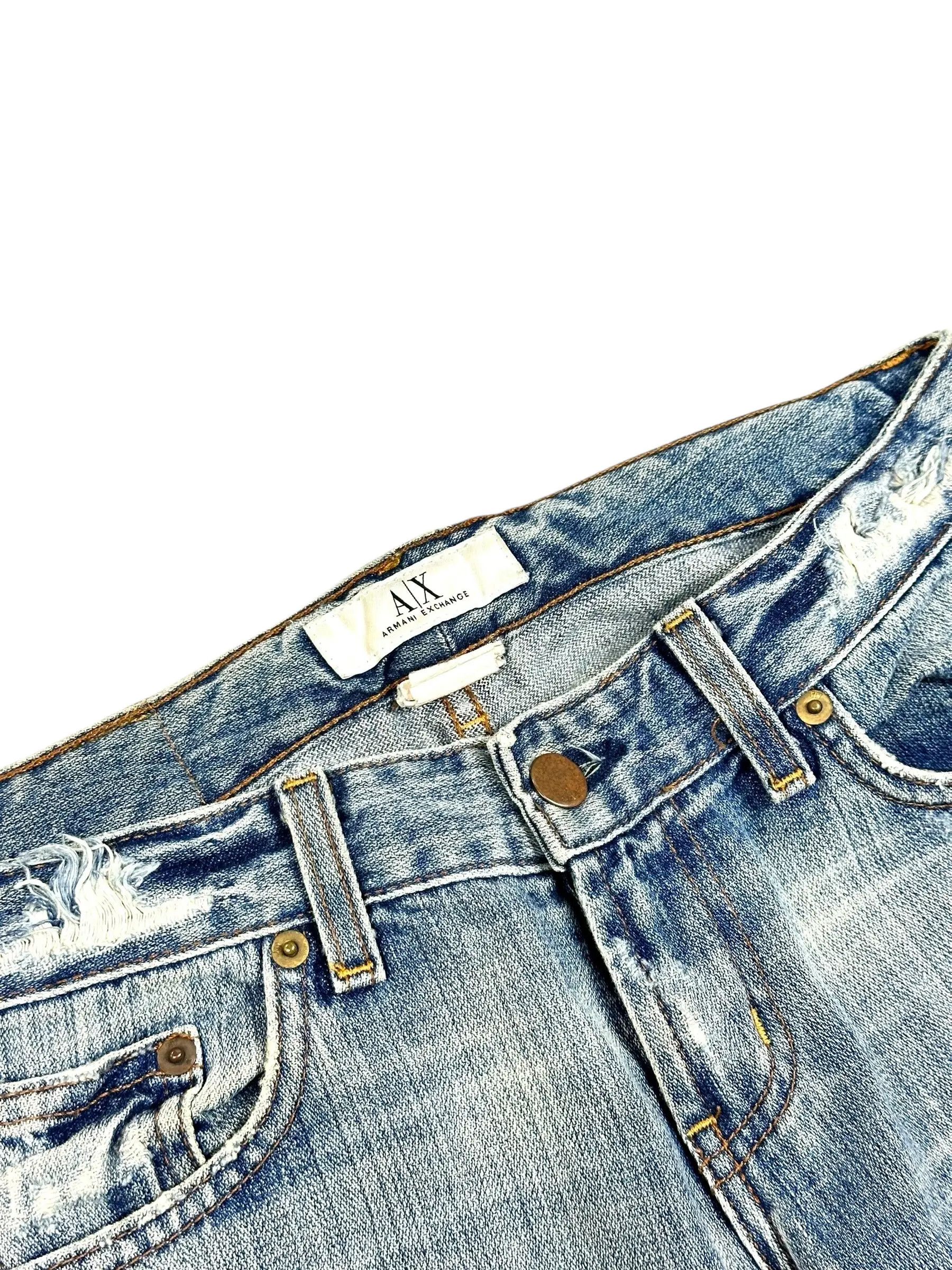 Armani Armani distressed vintage straight jeans Size US 30 / EU 46 - 6 Thumbnail
