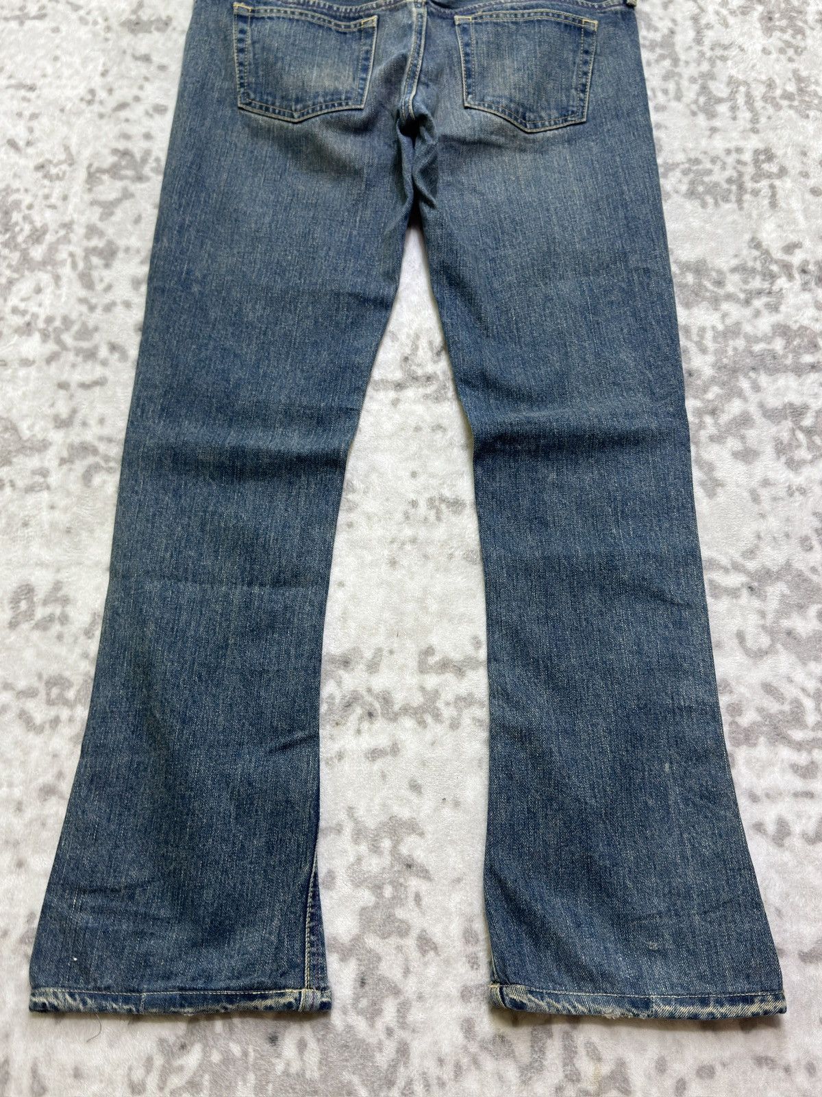 Hysteric Glamour SLY Y2K Low Rise Studded Bootcut Mud Wash Denim Jeans Size US 32 / EU 48 - 11 Thumbnail