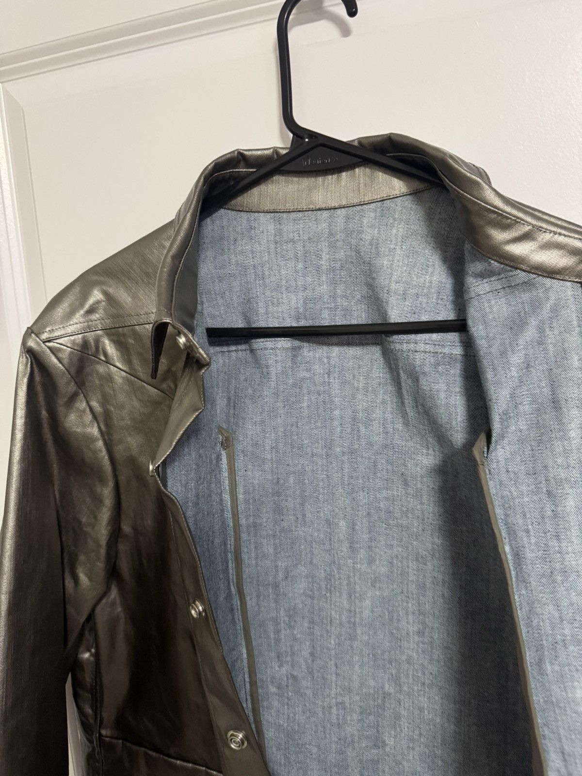 Rick Owens Rick Owens Gunmetal Fogpocket Shirt Size US M / EU 48-50 / 2 - 6 Thumbnail