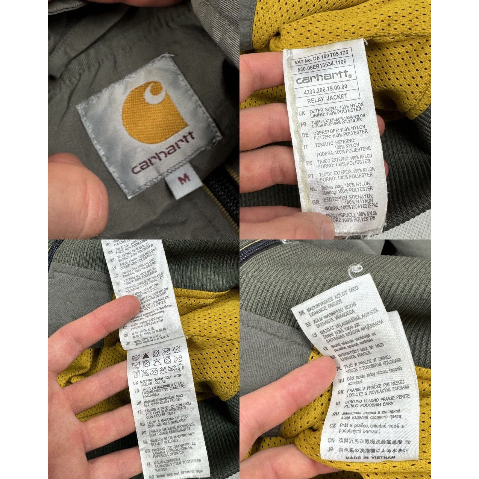 Carhartt Carhartt Mens Brown Long Sleeve Full Zip Relay Jacket Medium Size US M / EU 48-50 / 2 - 2 Thumbnail