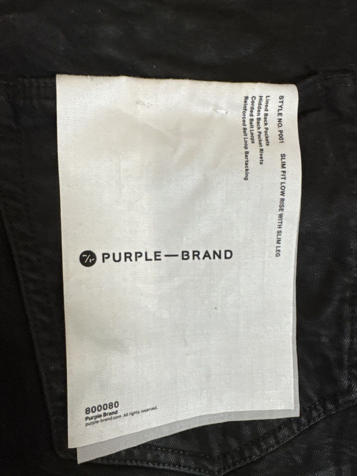 Purple Brand new designer skinny Purple jeans Size US 38 / EU 54 - 3 Thumbnail