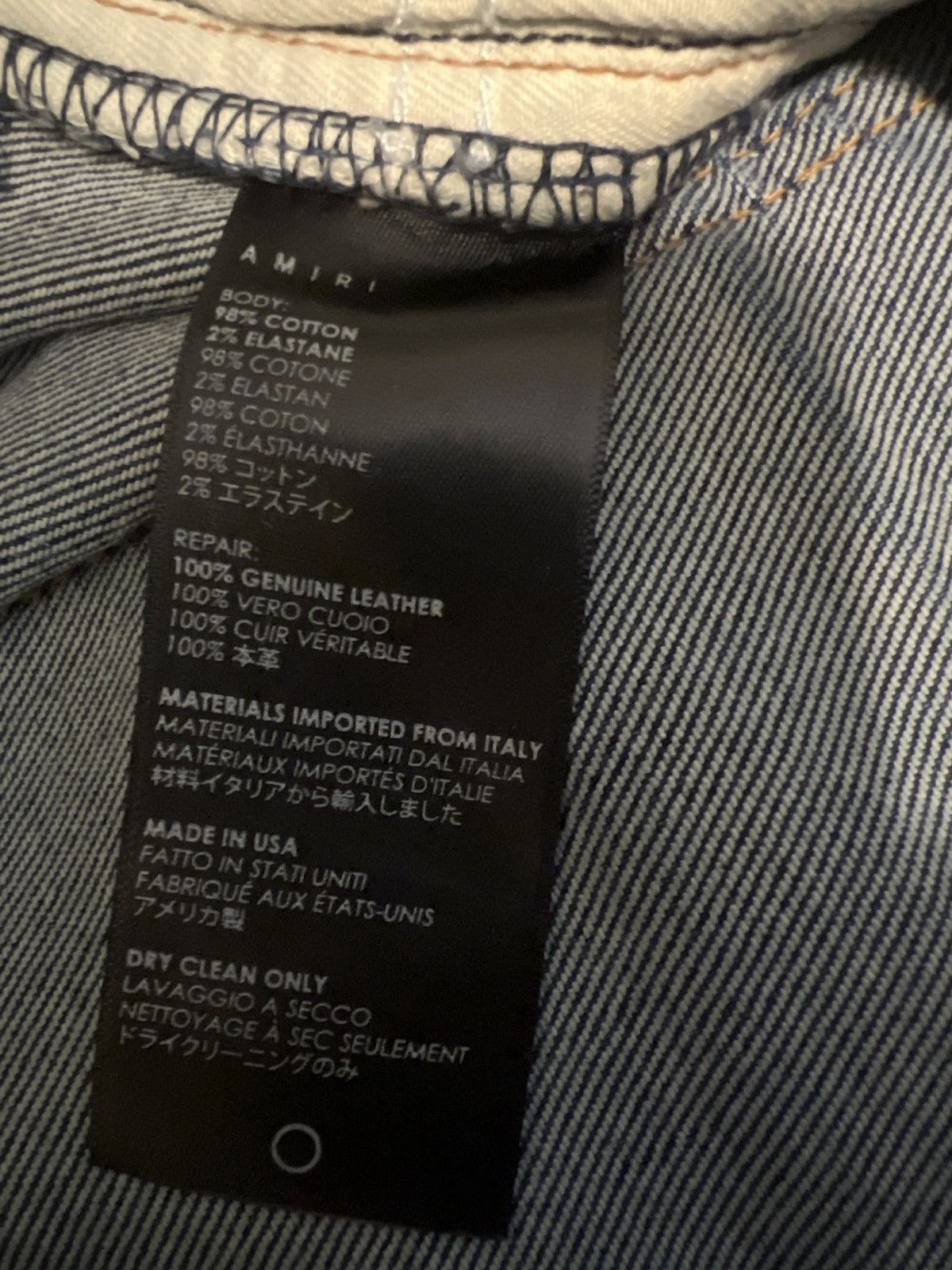 Amiri Amiri Denim Size US 38 / EU 54 - 3 Thumbnail