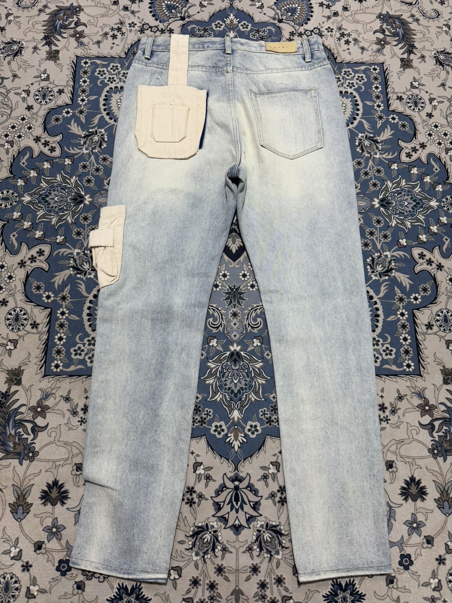 Japanese Brand × MNML MNML 3D Pocket Patches Hypebeast Jeans Size US 32 / EU 48 - 2 Thumbnail