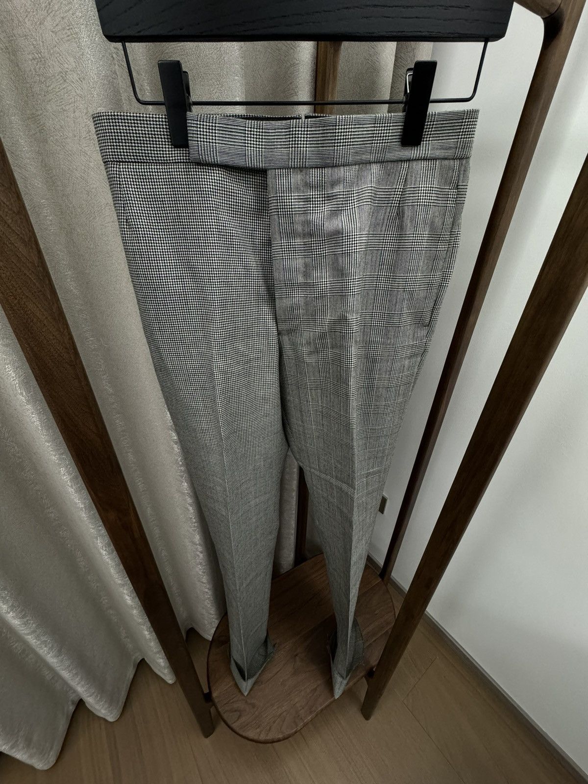 Thom Browne Thom Browne Classic Houndstooth Wool Backstrap Trouser Size US 32 / EU 48 - 1 Thumbnail