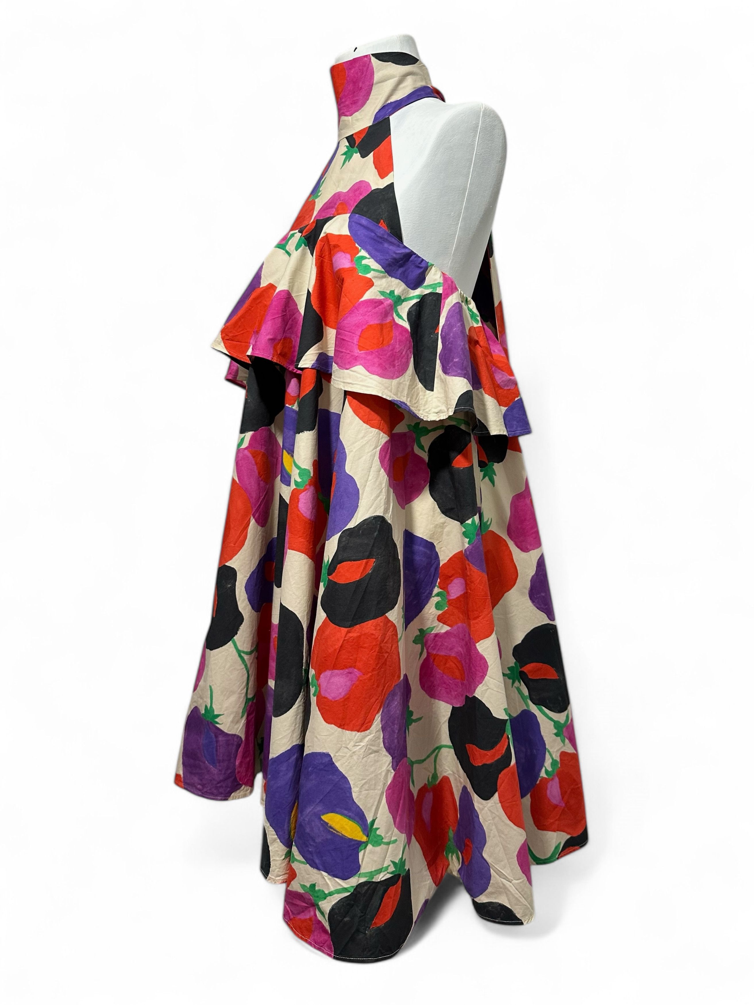 La DoubleJ La Double J Floral All Over Print Dress (M) Size M / US 6-8 / IT 42-44 - 3 Thumbnail