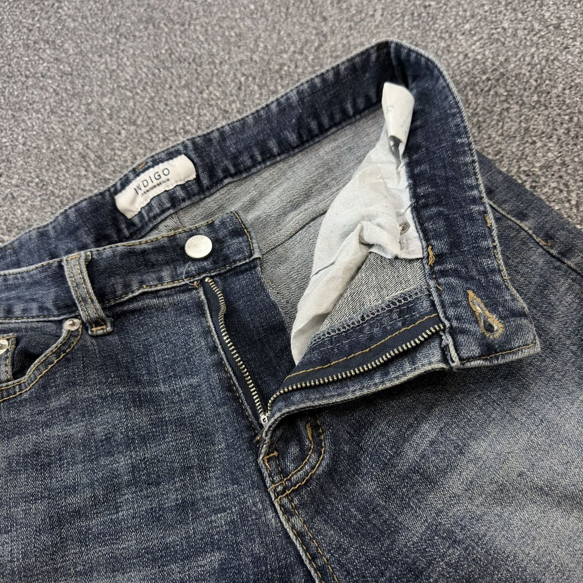 Indigo 🇯🇵 Japanese Indigo Denim Rugged Jeans Size US 30 / EU 46 - 12 Thumbnail
