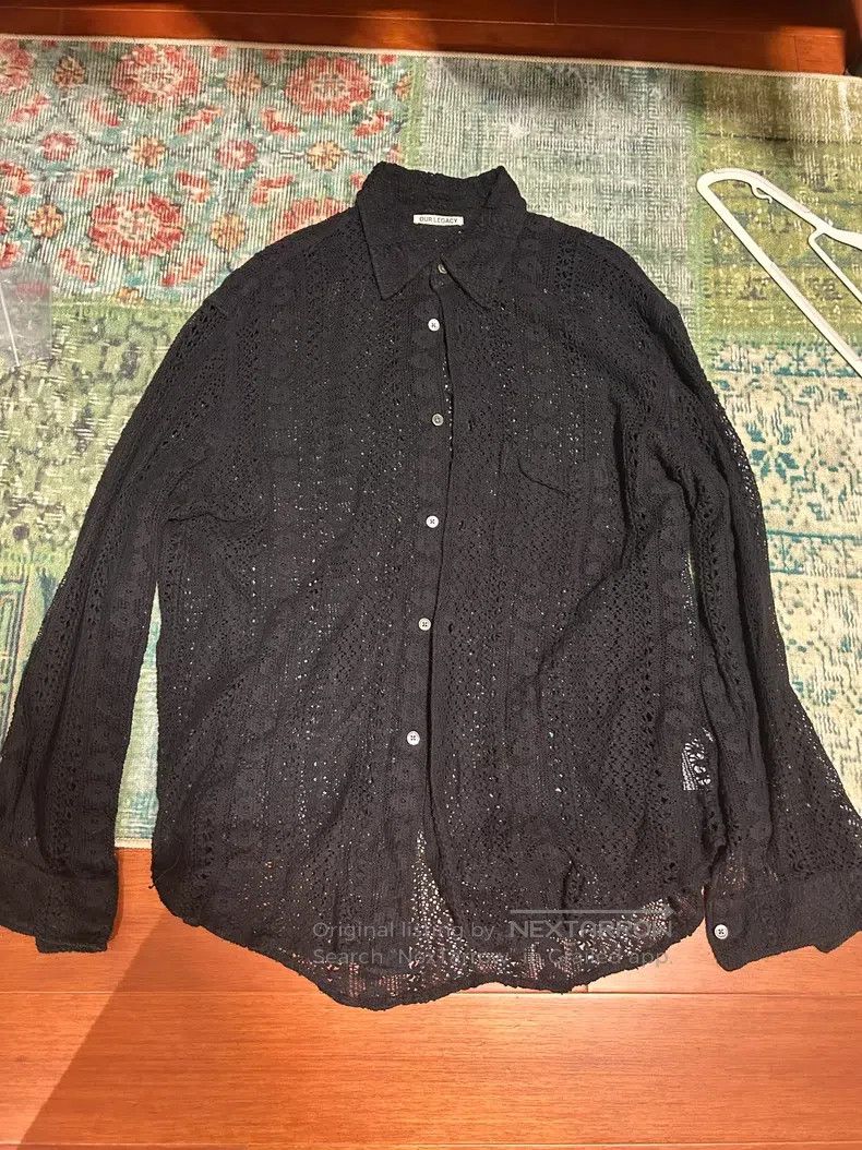 Our Legacy Our Legacy Black Lace Shirt Size US M / EU 48-50 / 2 - 1 Thumbnail