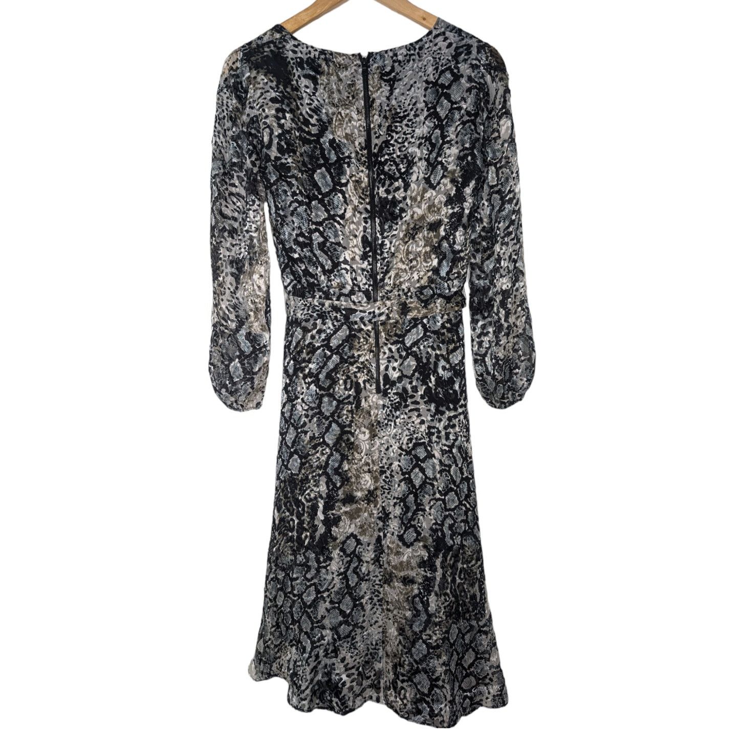 Alice + Olivia Alice + Olivia Coco Burnout Midi Dress Size S / US 4 / IT 40 - 4 Thumbnail