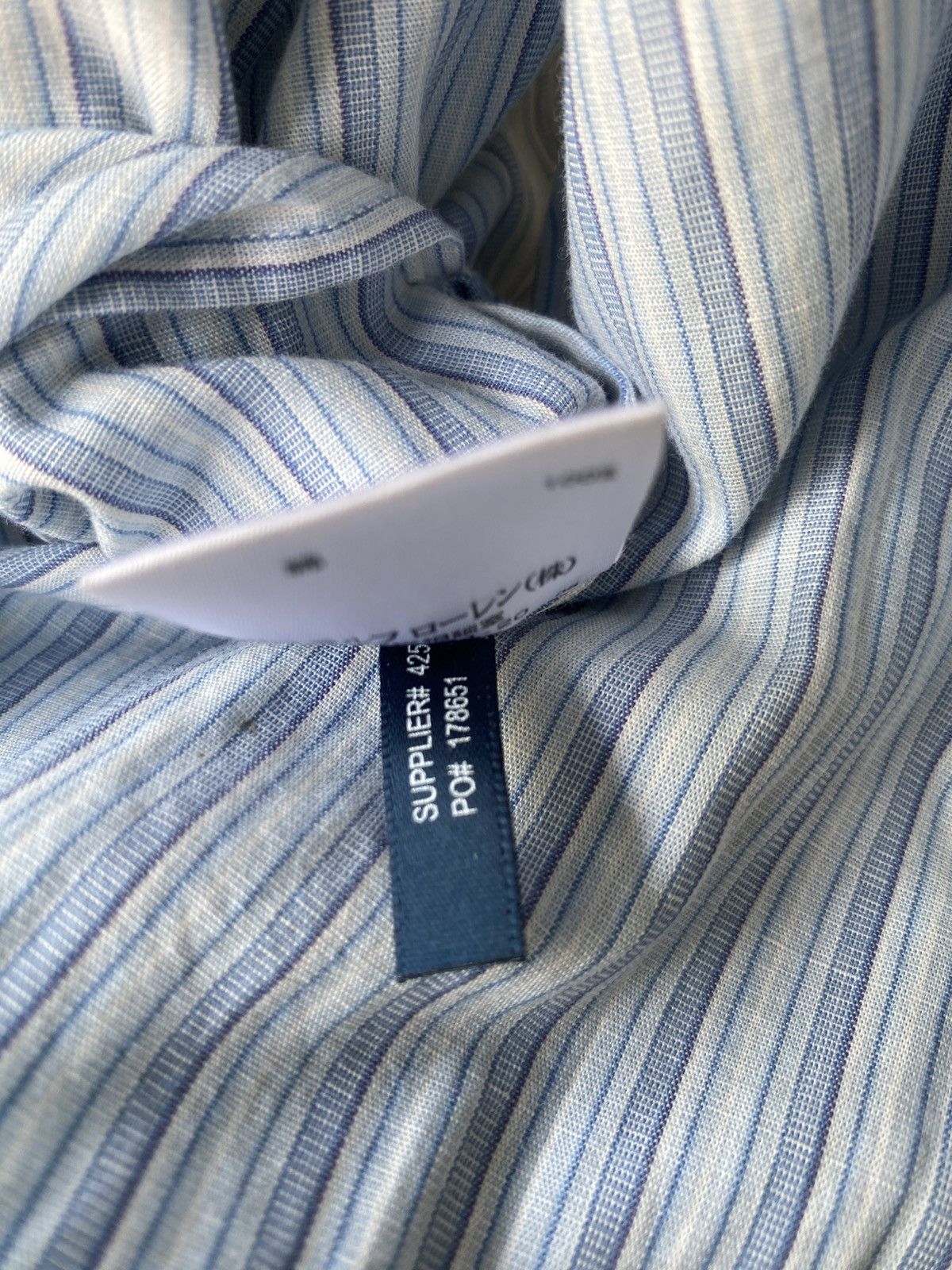 Ralph Lauren Ralph Lauren Blue Striped Blouse Pleated Collar & Cuffs. Size M / US 6-8 / IT 42-44 - 11 Thumbnail