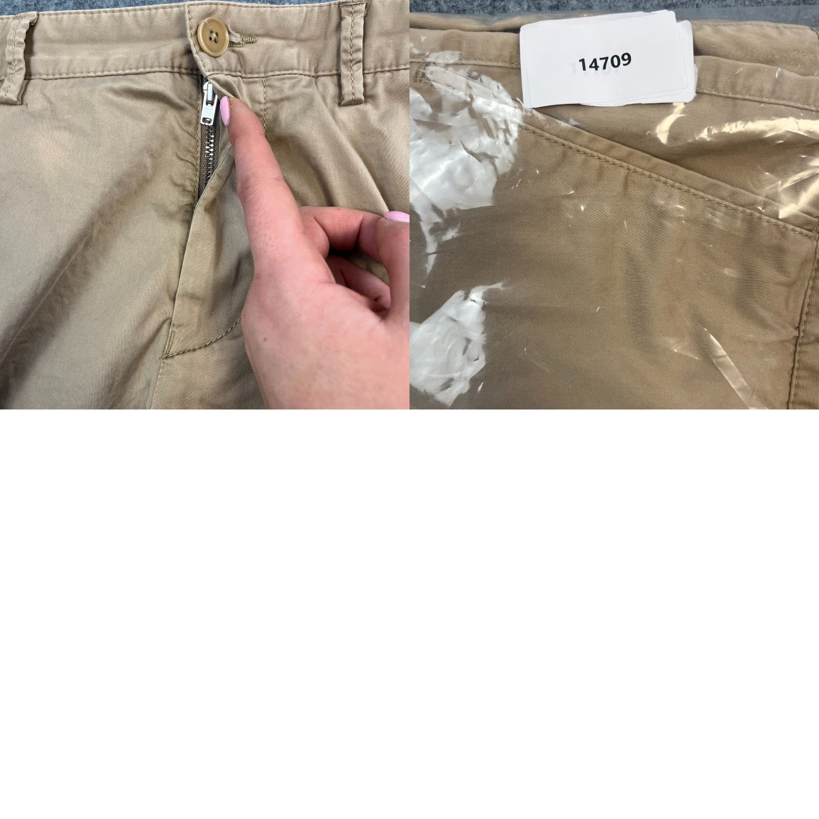 Hugo Boss HUGO BOSS Chino Shorts Mens W30 Beige Stretch Clyde Preppy Size US 30 / EU 46 - 9 Thumbnail
